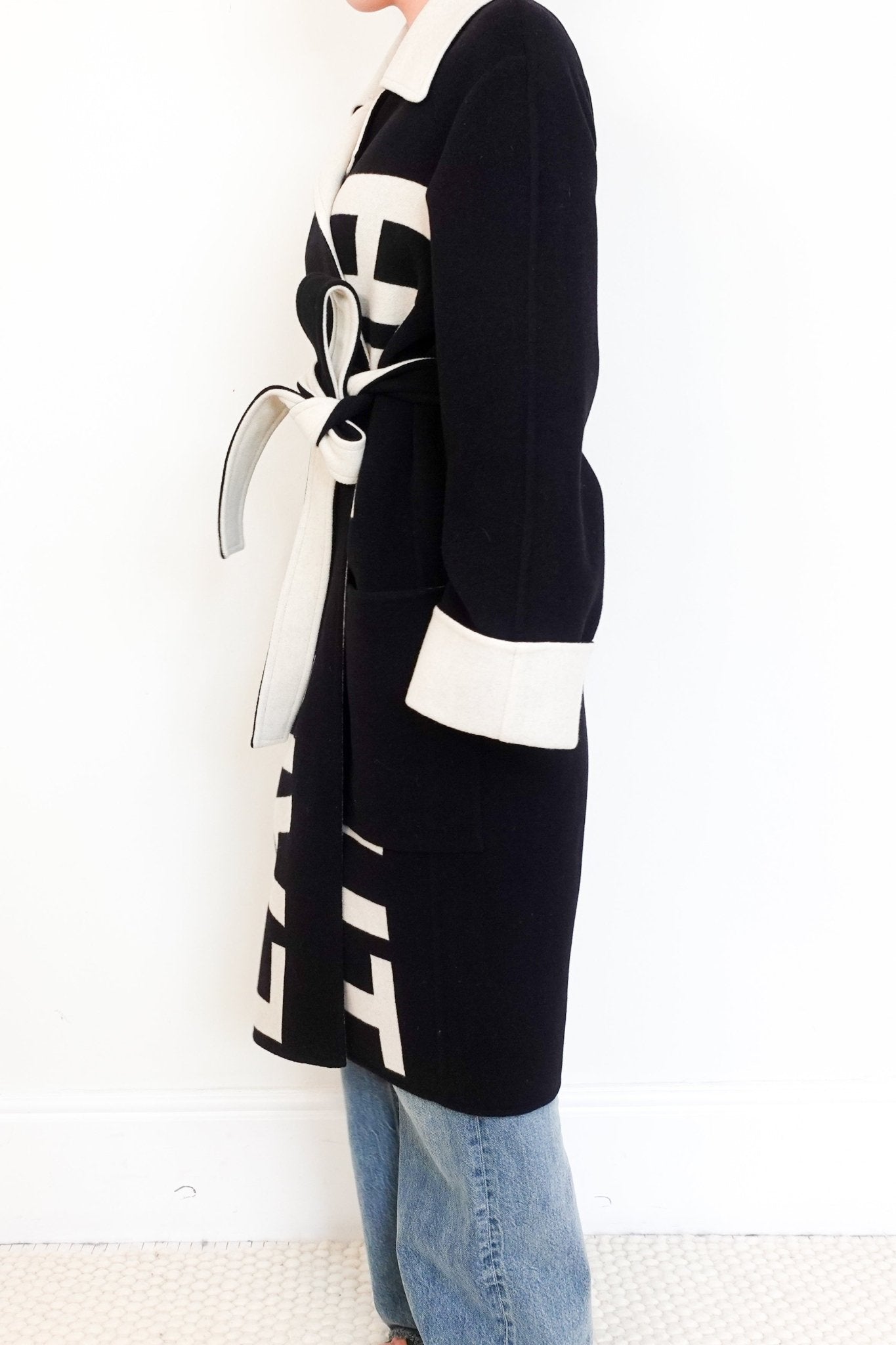 Helmut Lang Logo Winter Coat RRP £850 | Authentic Preloved - Reloved Again