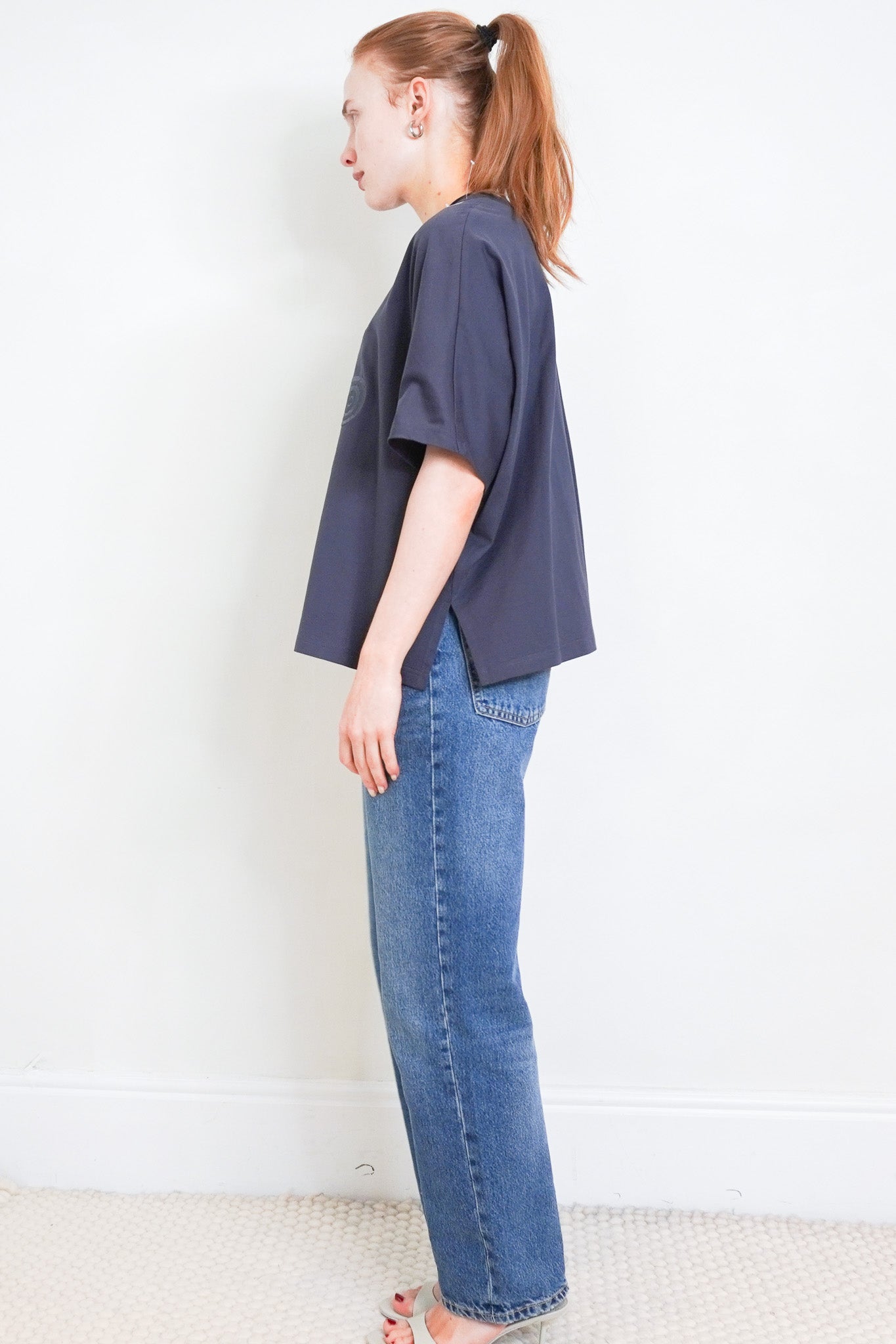 Hermès Paris Navy Figure Artistique T-Shirt RRP £500 | Authentic Preloved - Reloved Again