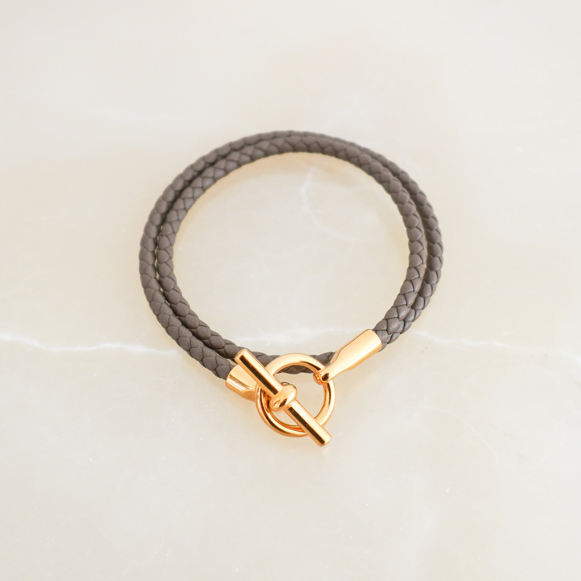 Hermès Glenan Double Tour Bracelet side photo