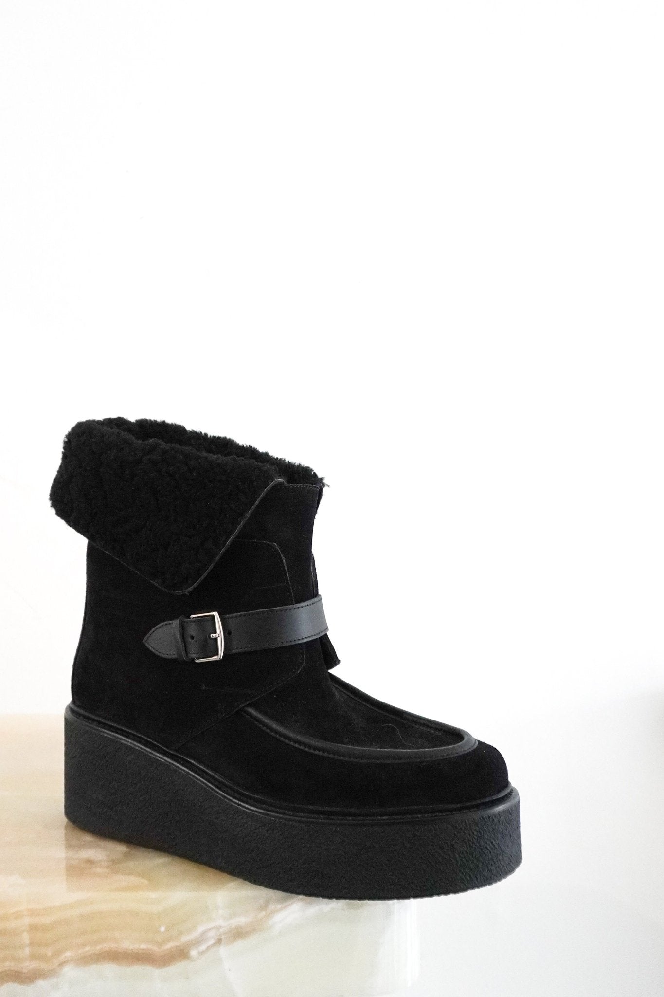 Hermès Hemisphere SUEDE Boots in Noir RRP £1490 | Authentic Preloved - Reloved Again