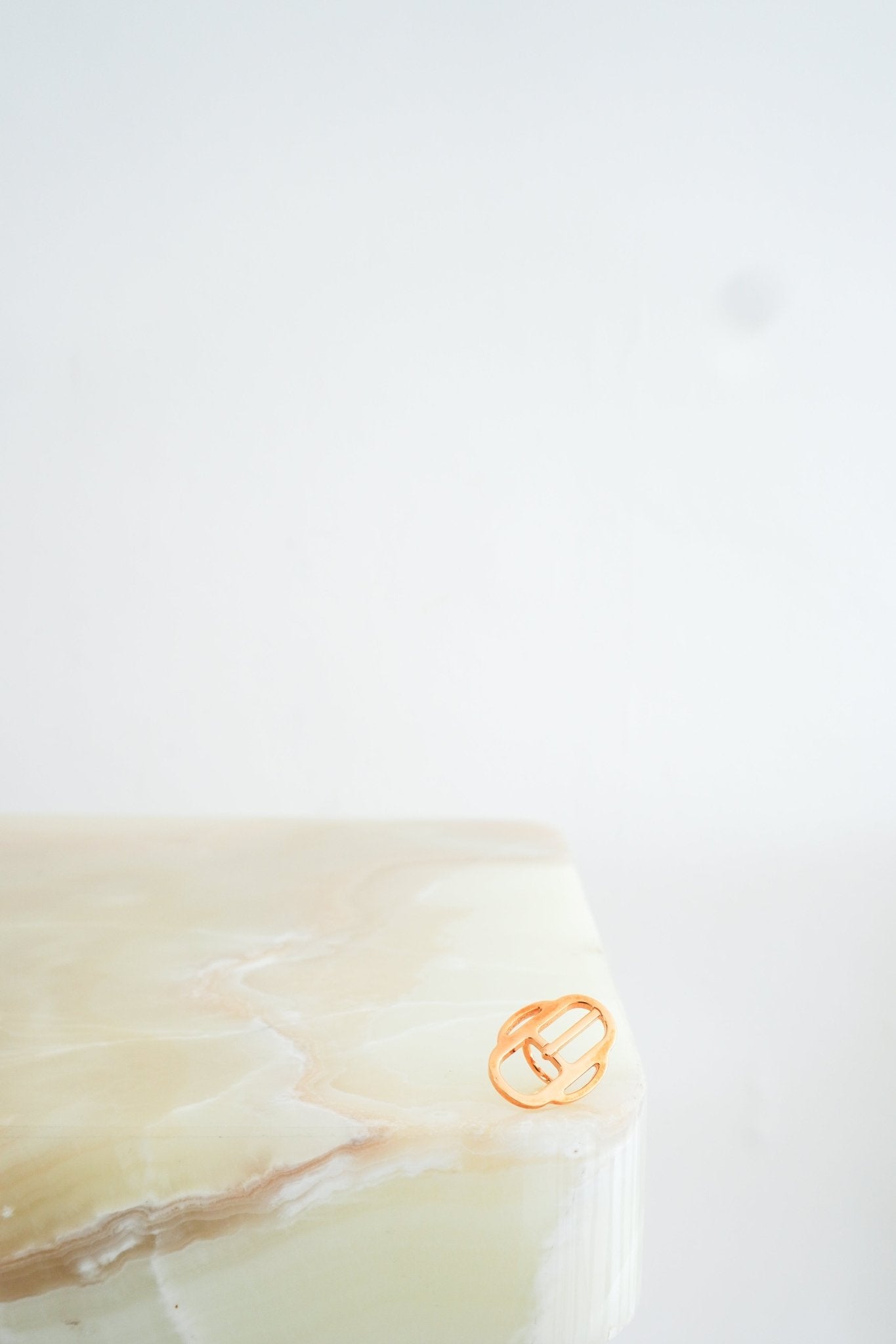 Hermes Mini Boucle Twilly Ring in Permabrass RRP £200 | Authentic Preloved FINAL SALE - Reloved Again