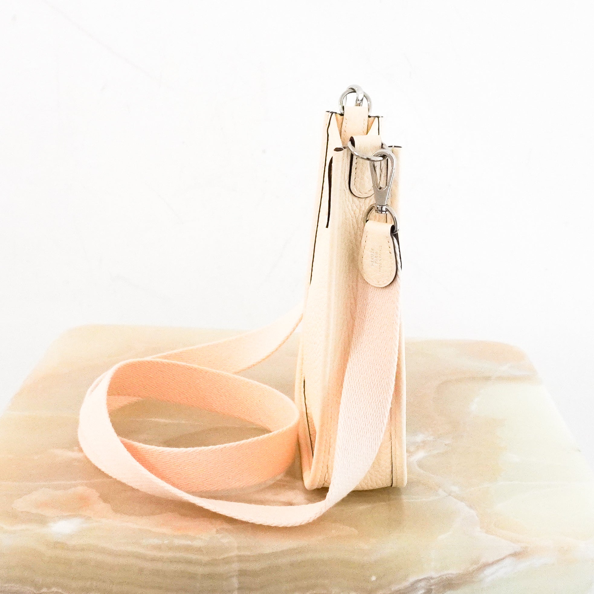 Hermès Mini Evelyne 16 Nata Clemence Crossbody Bag | Authentic Preloved - Reloved Again