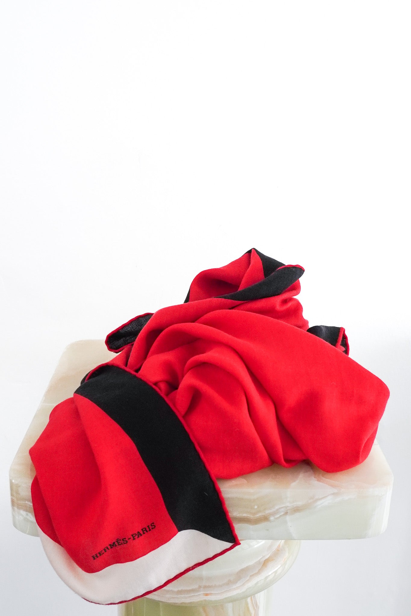 Hermes Red Shawl RRP £550 | Authentic Preloved FINAL SALE - Reloved Again