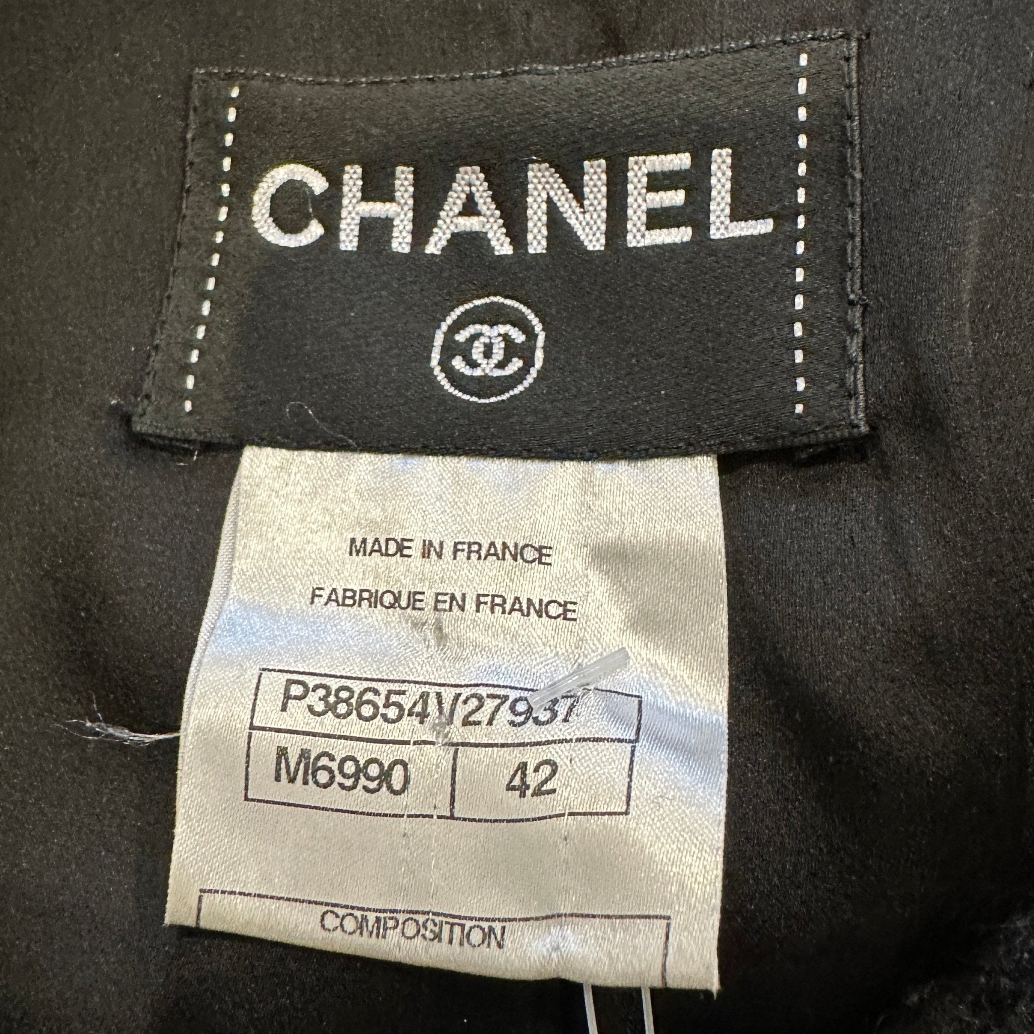 Chanel Black & Gold Appliqué Cambon Wool Dress RRP £5.5K | Authentic Preloved - Reloved Again