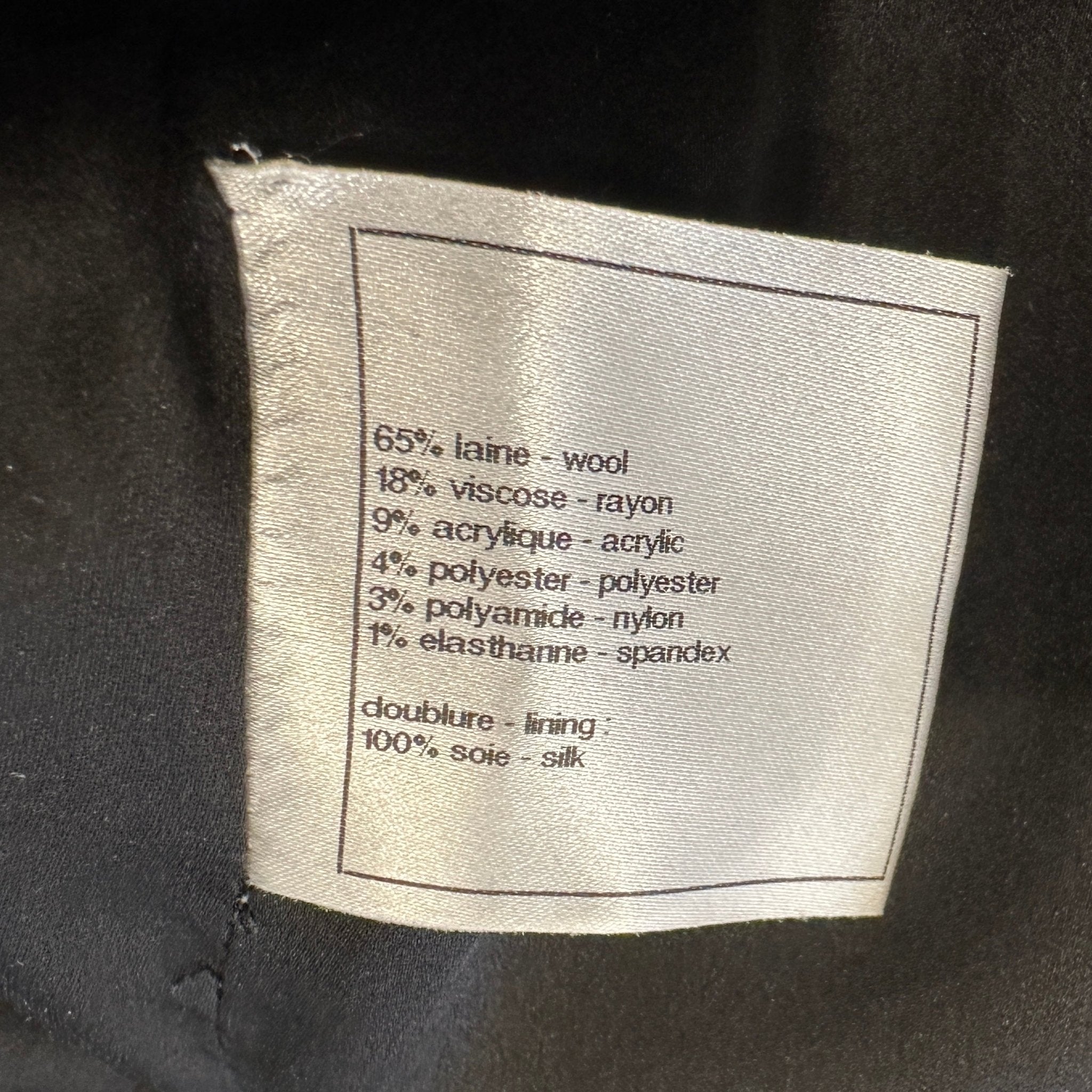 Chanel Black & Gold Appliqué Cambon Wool Dress RRP £5.5K | Authentic Preloved - Reloved Again