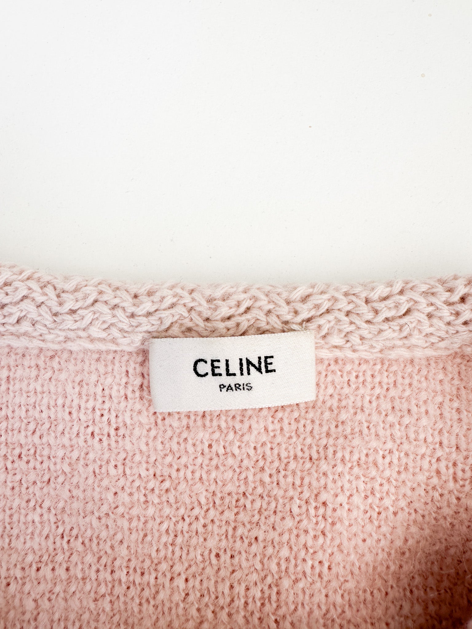 Celine Mohair Blush Jacket RRP £2500 | Authentic Preloved- FINAL SALE no returns