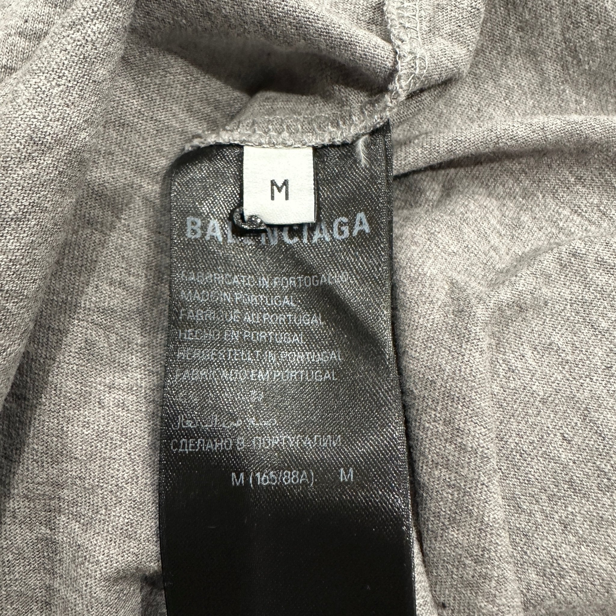 Balenciaga Grey CEO T-Shirt RRP £550 | Authentic Preloved - Reloved Again