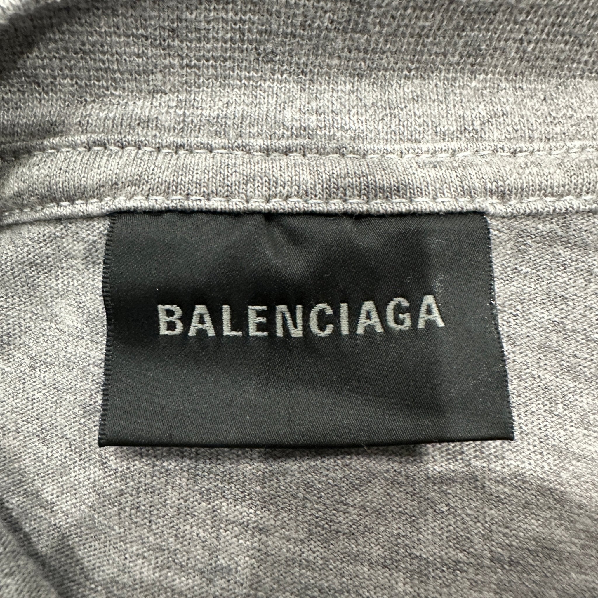 Balenciaga Grey CEO T-Shirt RRP £550 | Authentic Preloved - Reloved Again