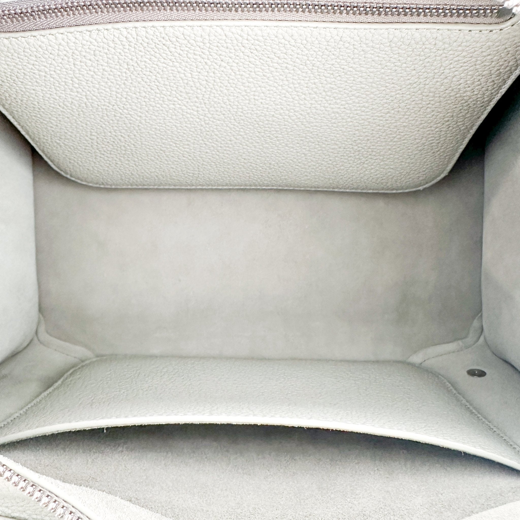 Loro Piana Sesia Medium Leather Tote in Eucalyptus RRP £3340 | Authentic Preloved - Reloved Again