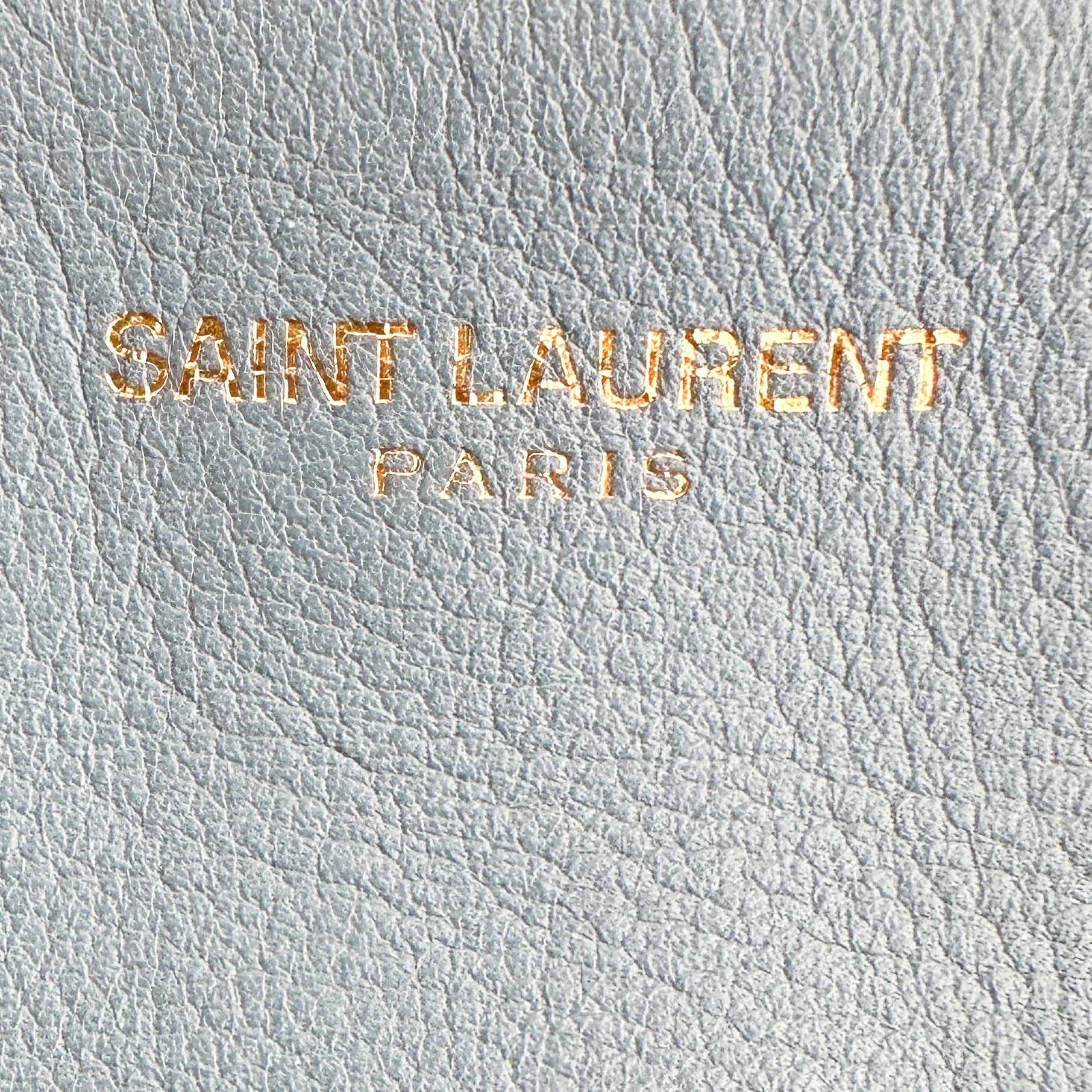 Saint Laurent Y Ligne Cabas Bag in Light Blue RRP £1800 | Authentic Preloved - Reloved Again