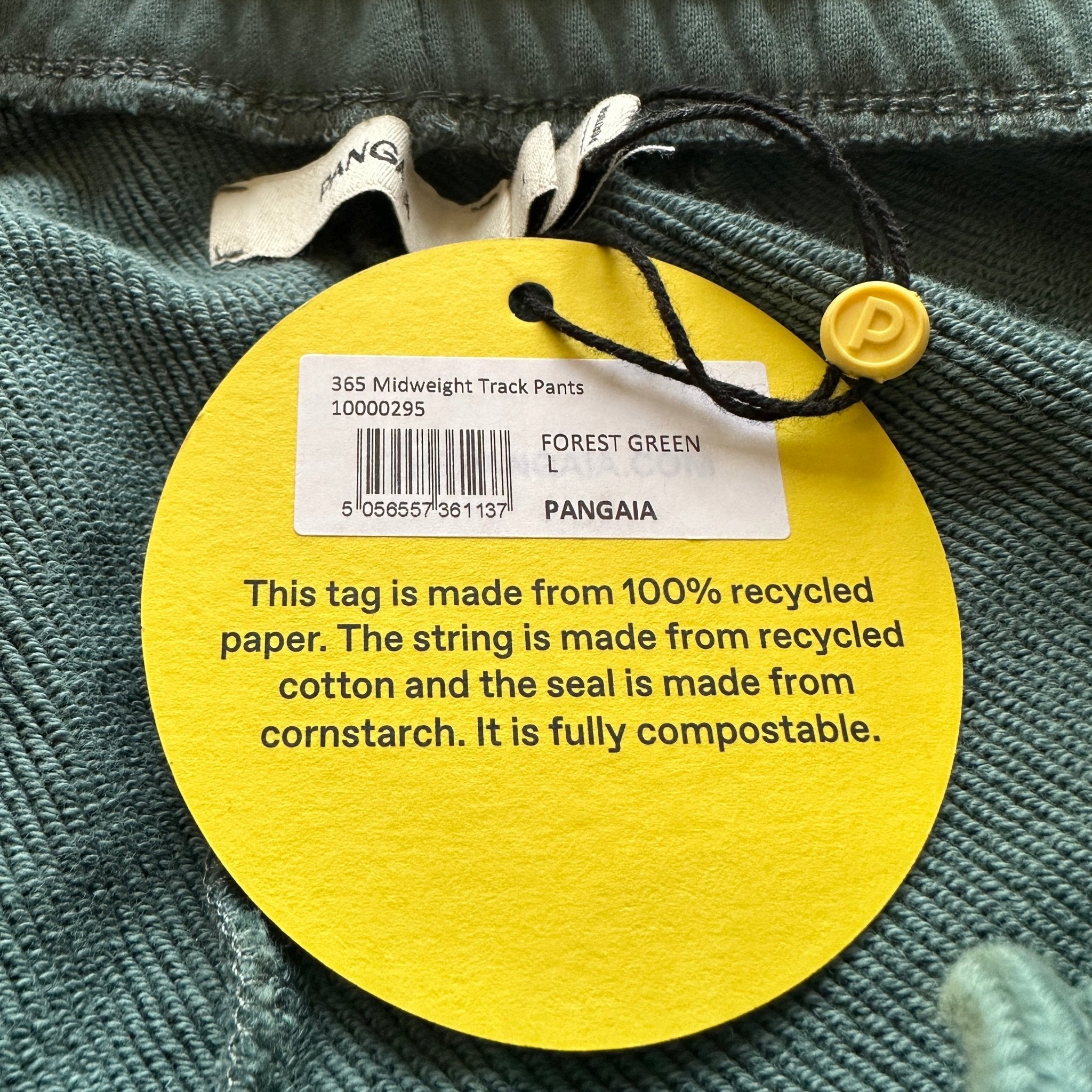 NEW Pangaia Forest Green Track Pants RRP £250 | Authentic Preloved - Reloved Again