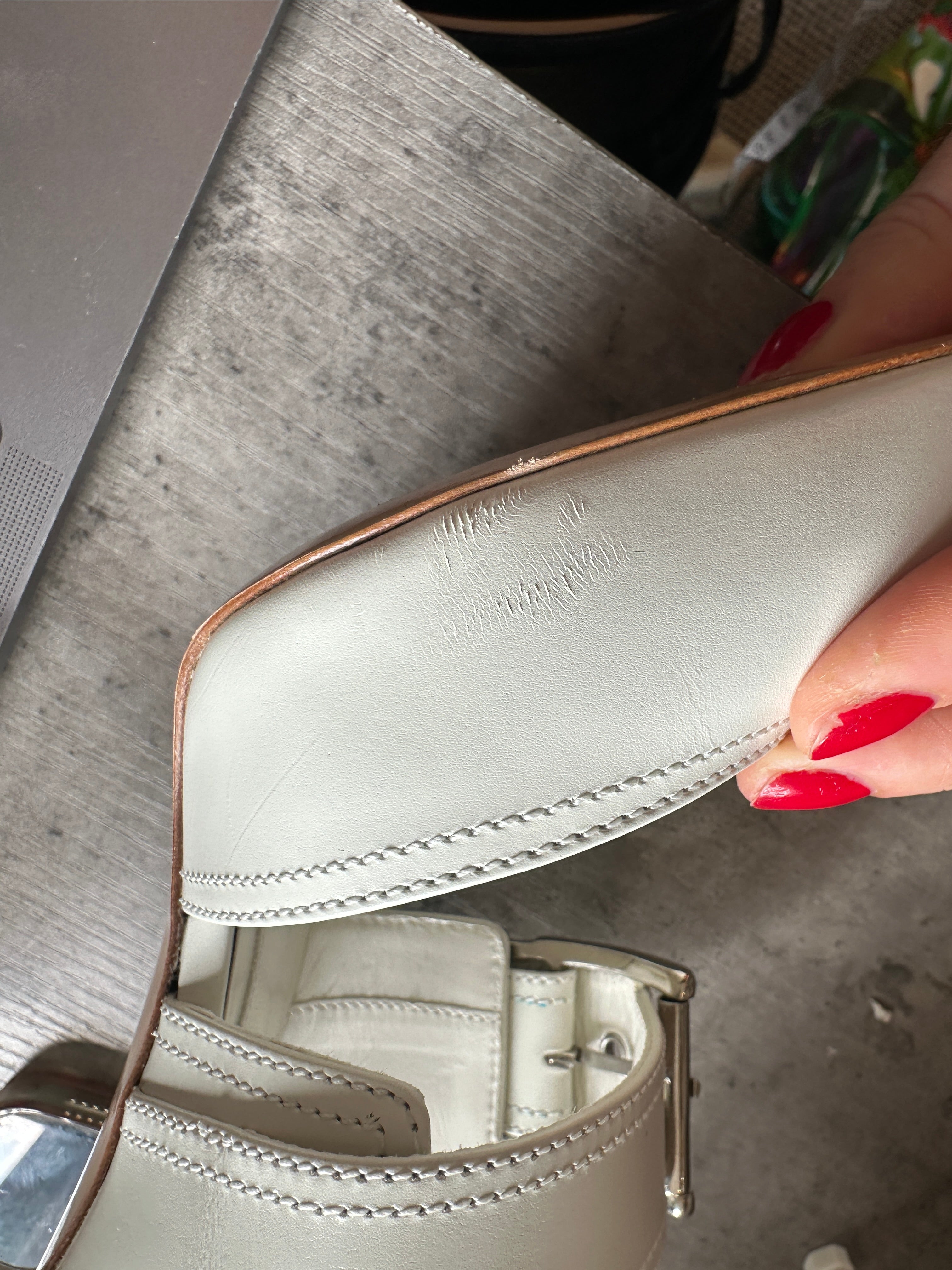 Alexander McQueen Alex Buckle Mules RRP £550 | Authentic Preloved