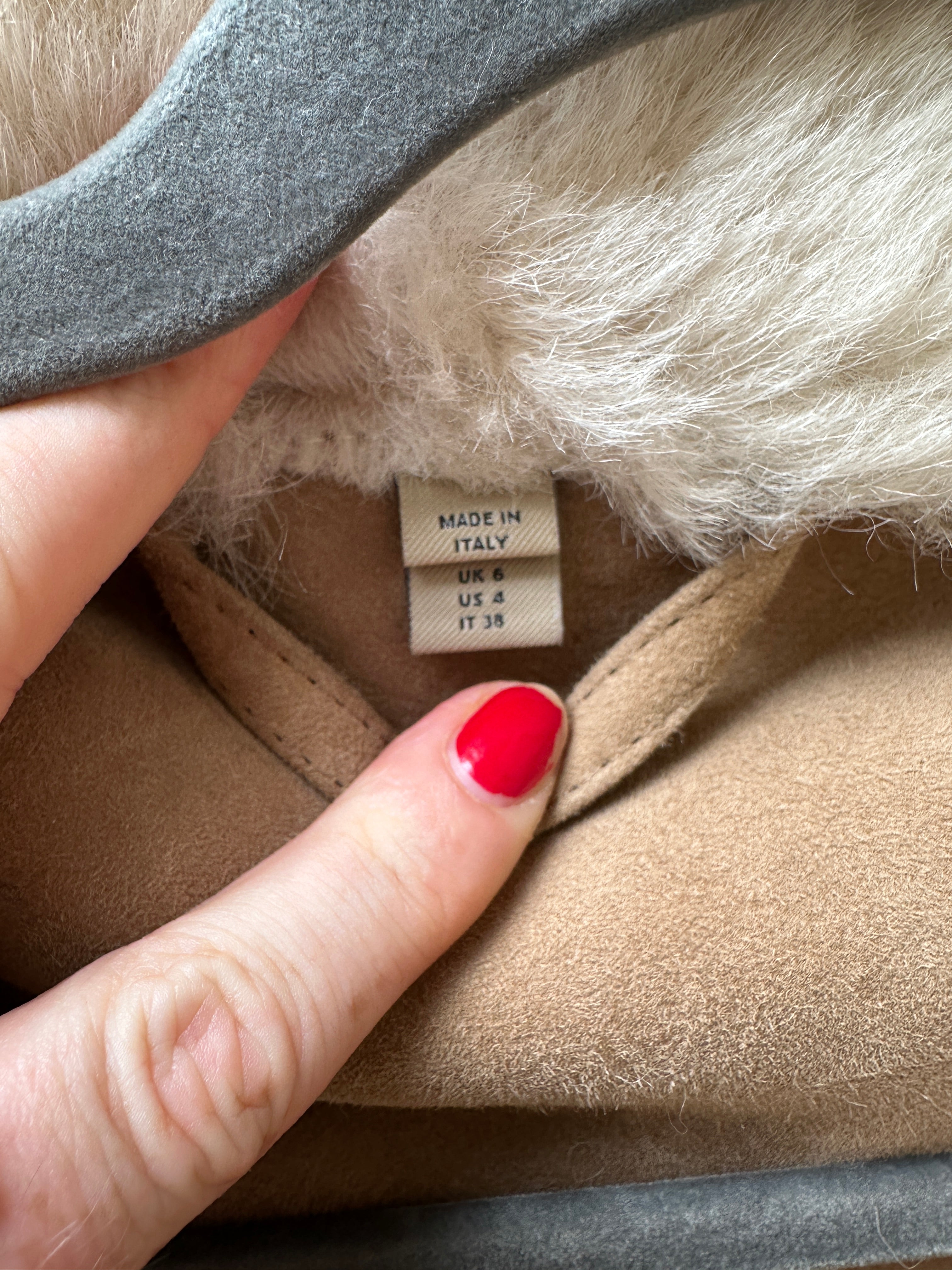 Burberry Shearling Jacket RRP £4.5k | Authentic Preloved