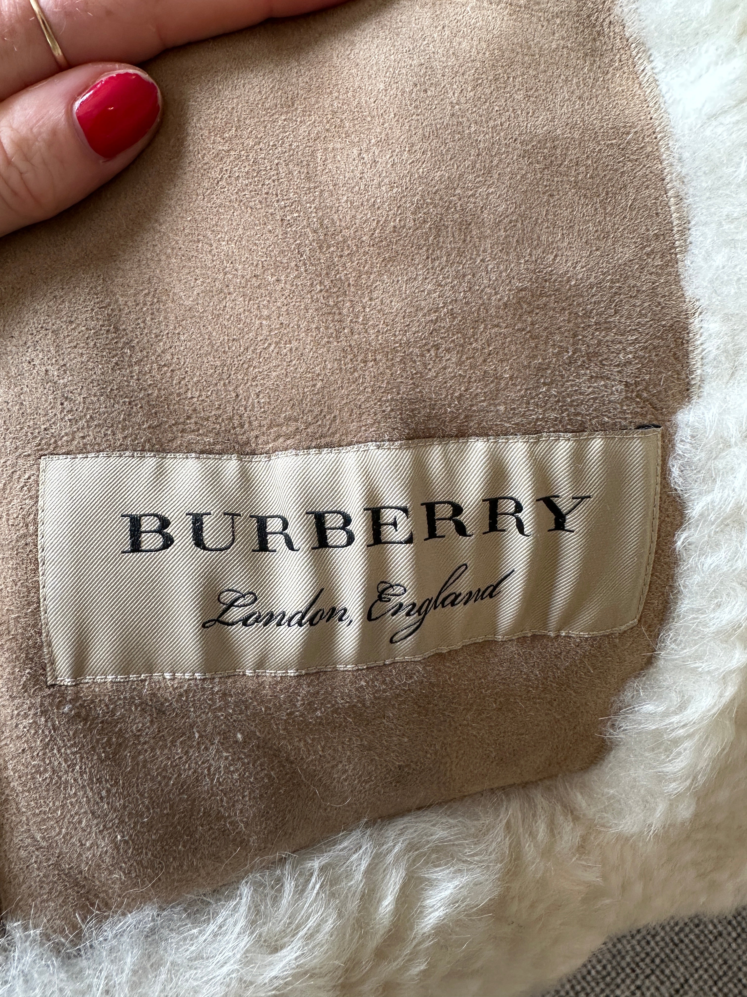 Burberry Shearling Jacket RRP £4.5k | Authentic Preloved
