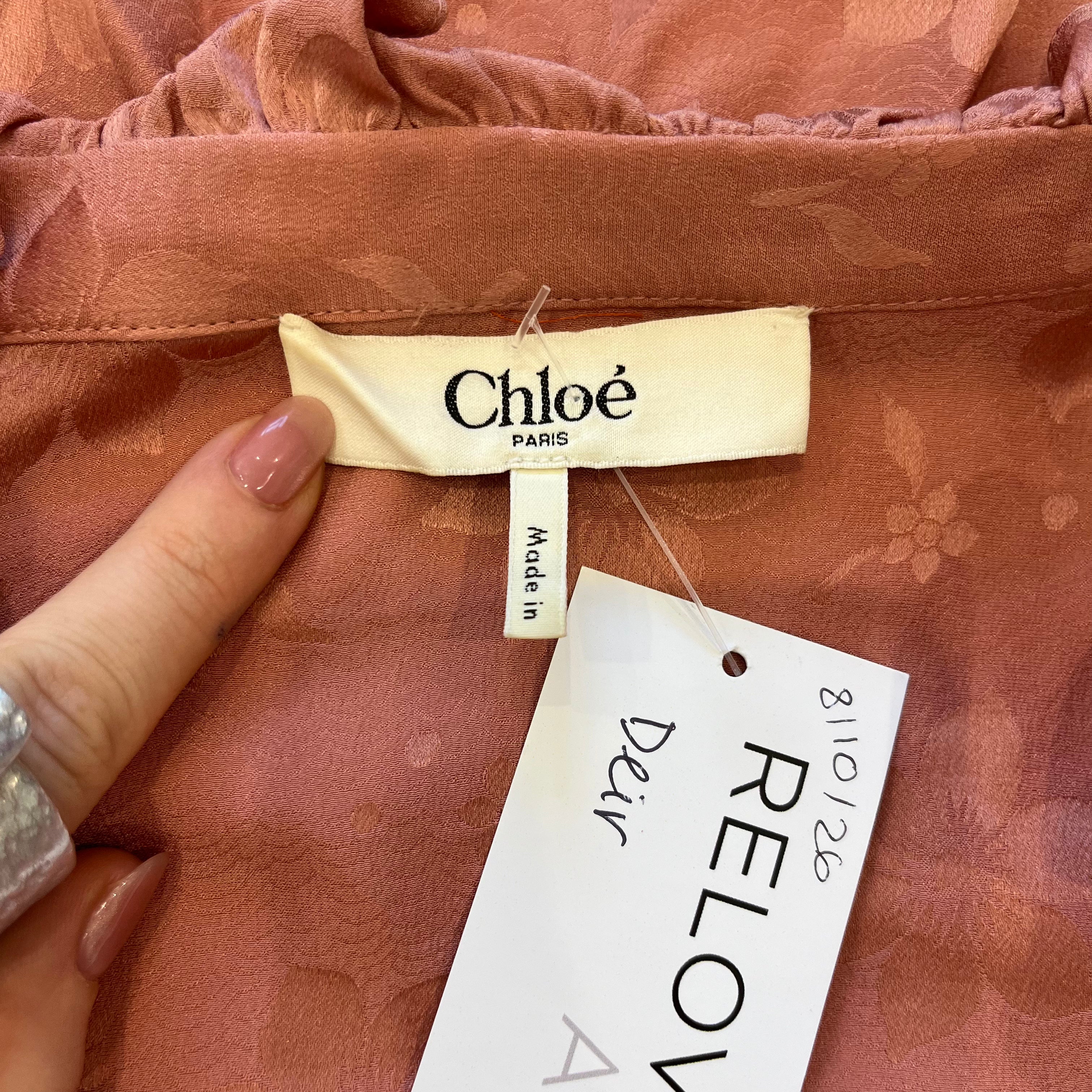 Chloè Pink Blouse (RRP £1200) | Authentic Preloved