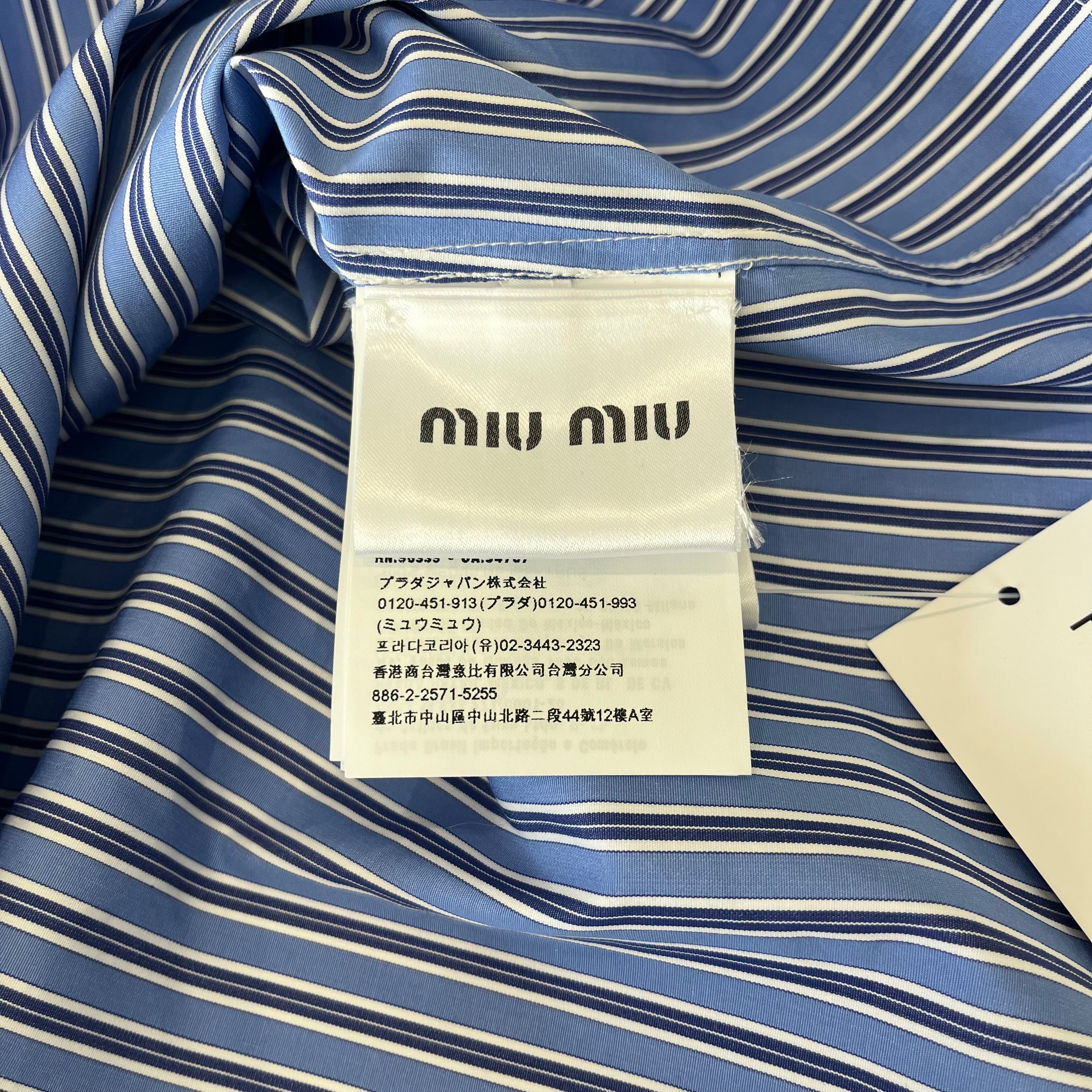 Miu Miu Poplin Shirt (RRP £950) | Authentic Preloved