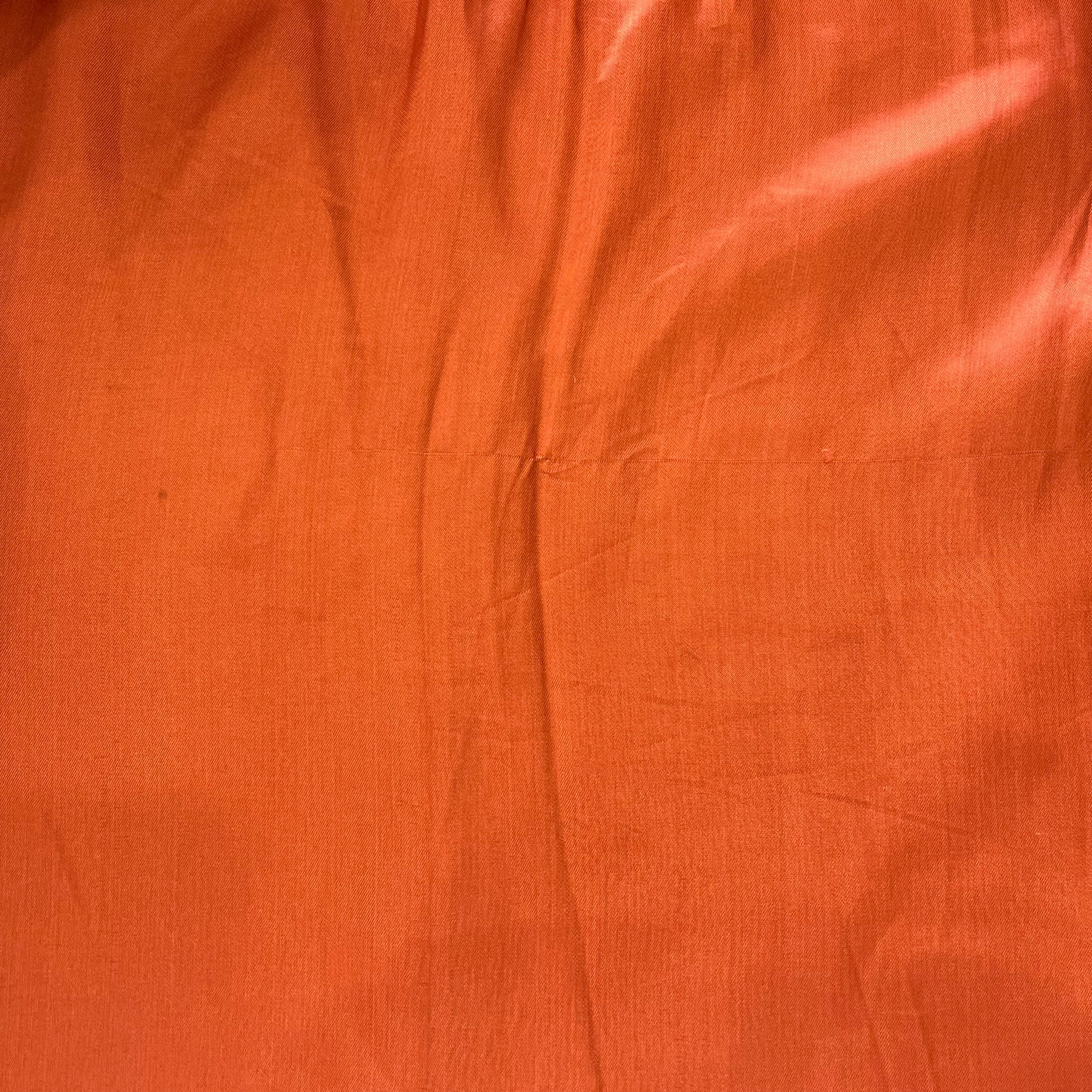 Burberry Brit Orange Wool Trench Coat (RRP £1000) | Authentic Preloved