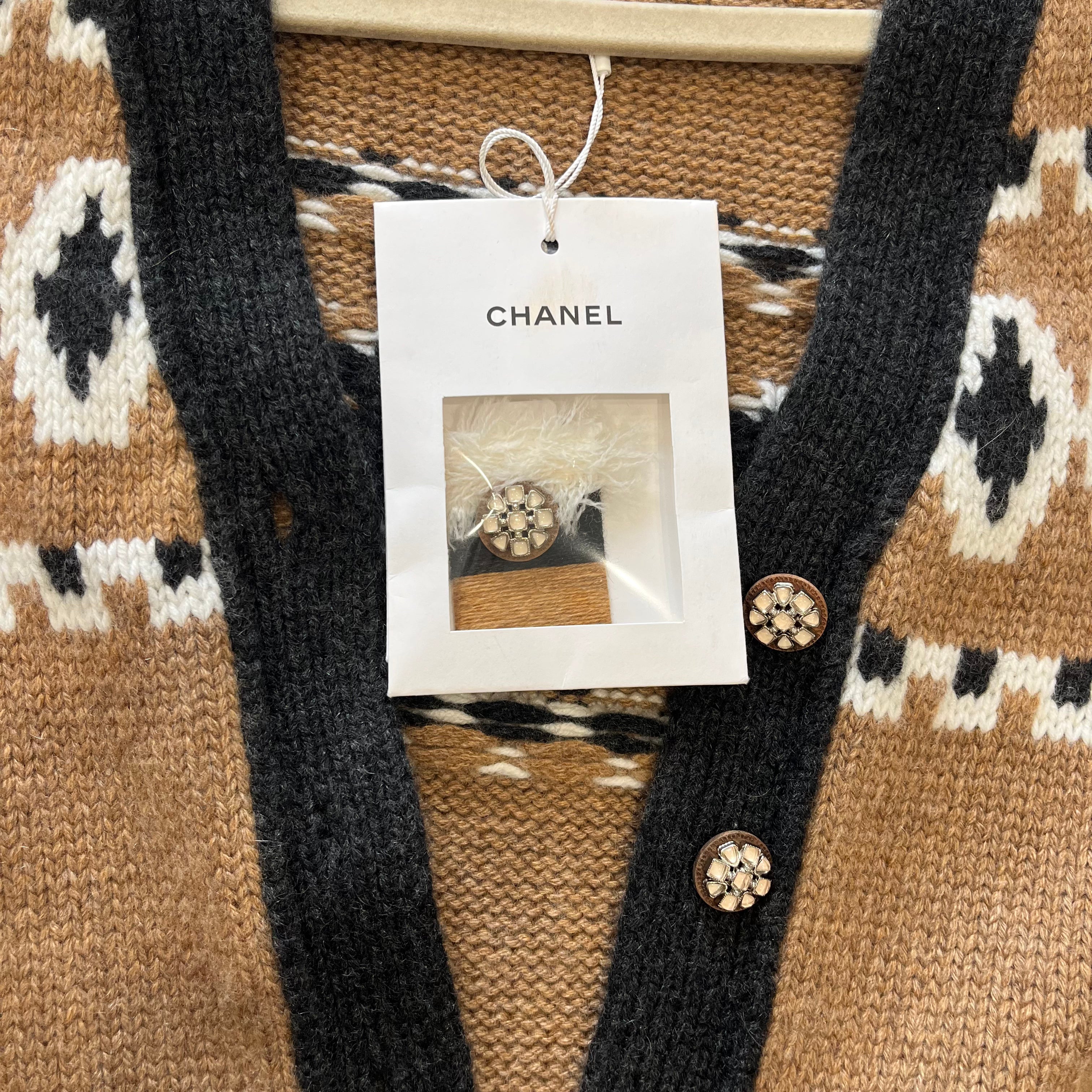 NEW Chanel Cashmere-Blend Cardigan Docking Dress (RRP £2650) | Authentic Preloved