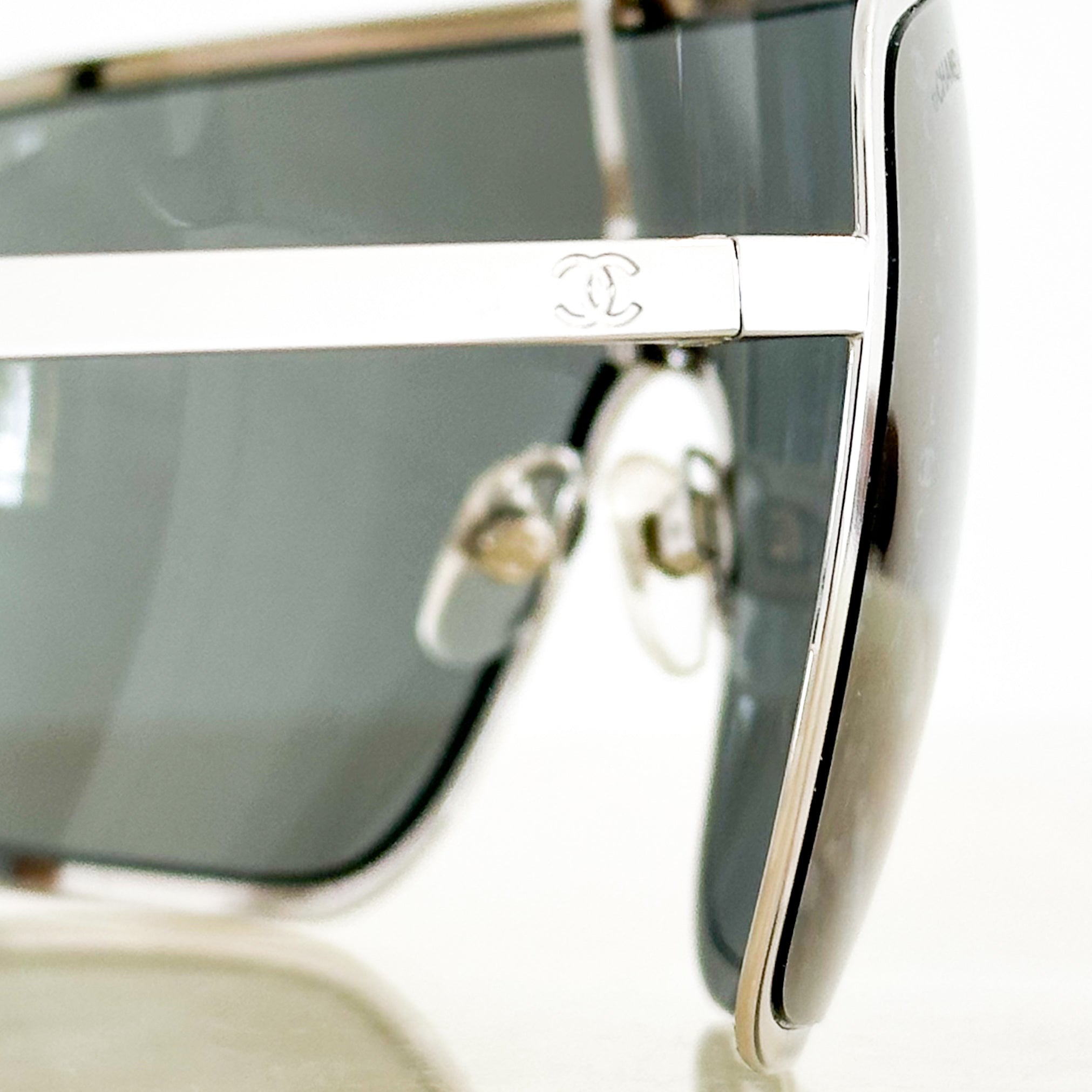 Chanel Hologram Runway Shield Sunglasses | Authentic Preloved