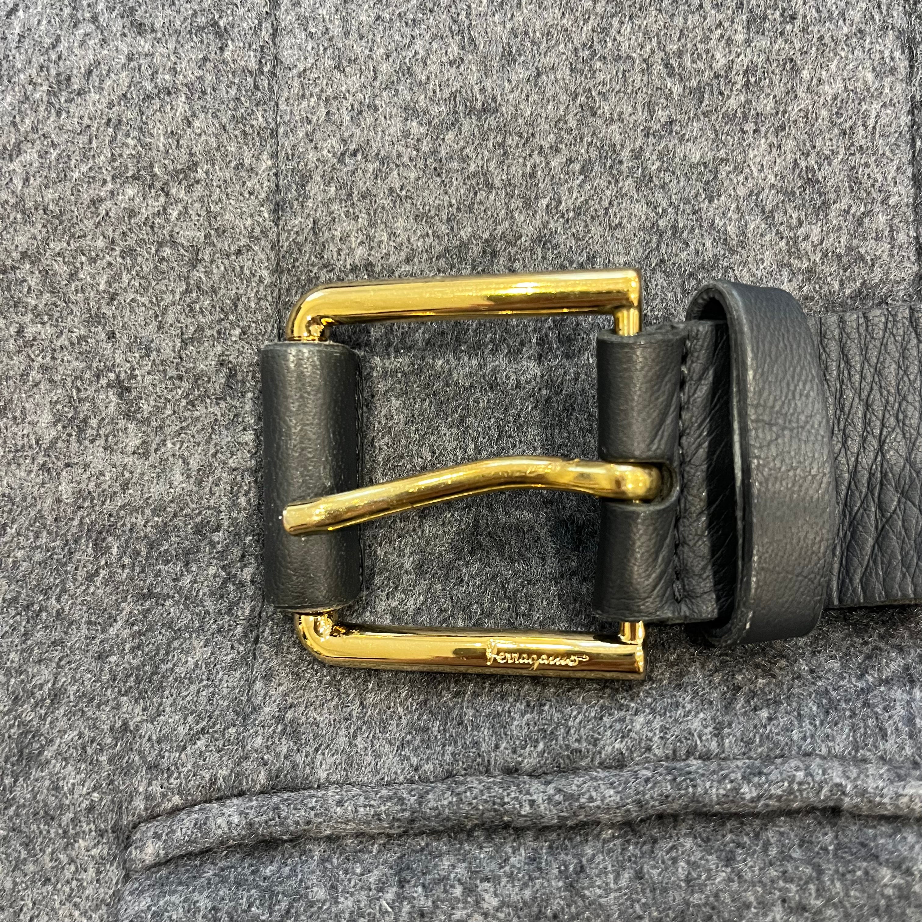 Salvatore Ferragamo Buckle Wool Jacket (RRP £2700) | Authentic Preloved