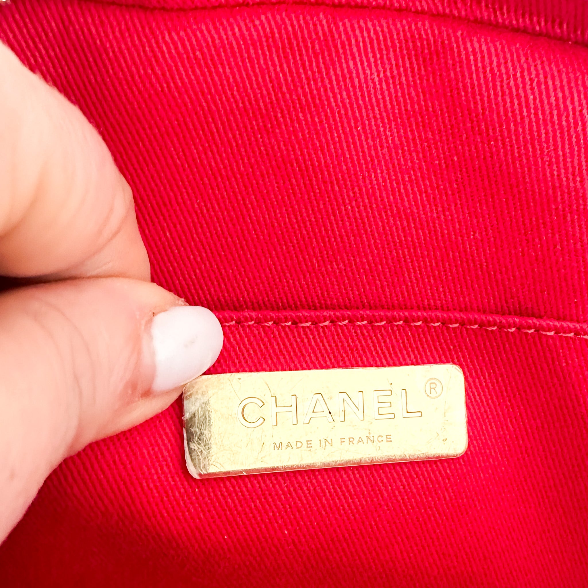 Chanel Chic Affinity Belt Bag in Red Quilted Caviar Leather | Authentic
