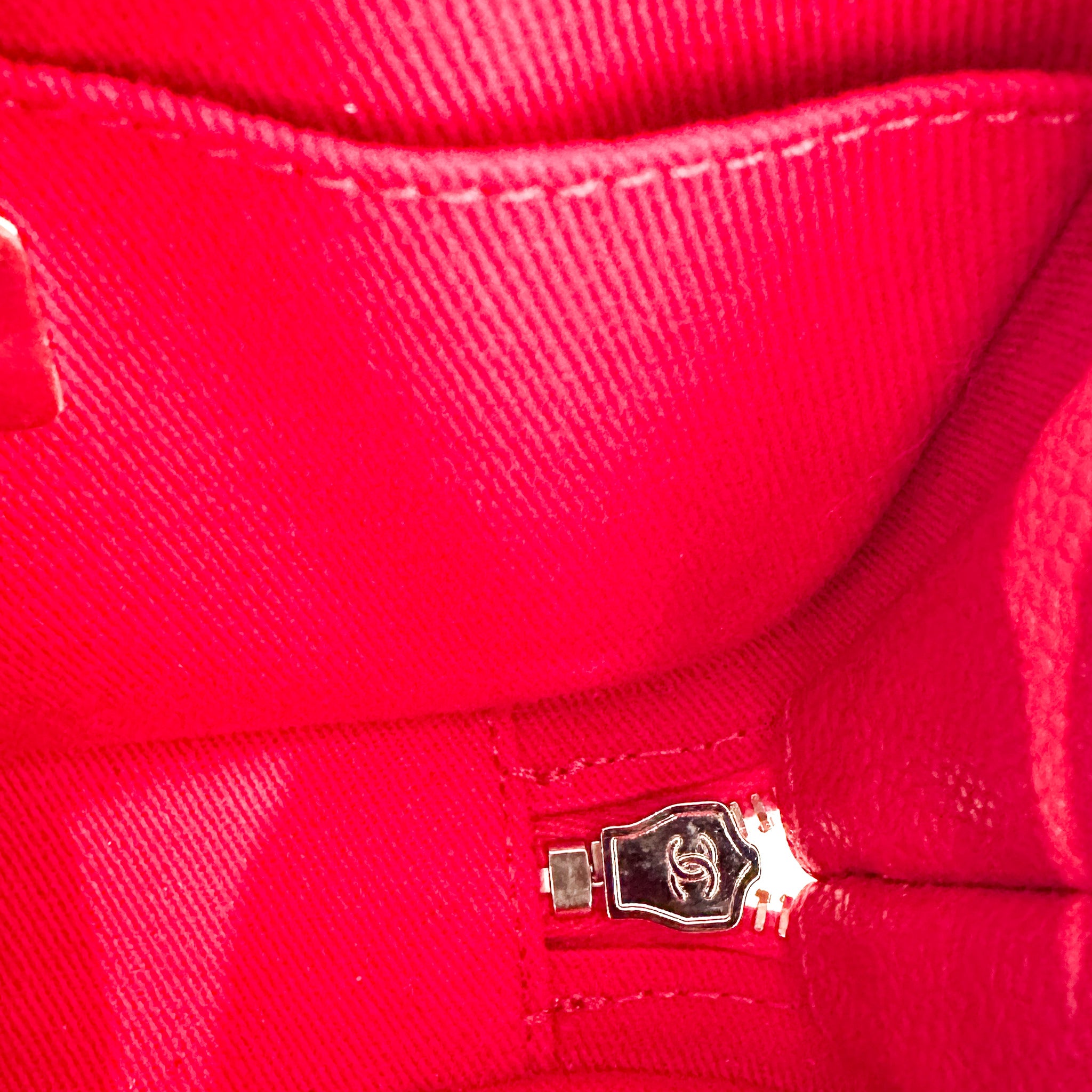 Chanel Chic Affinity Belt Bag in Red Quilted Caviar Leather | Authentic