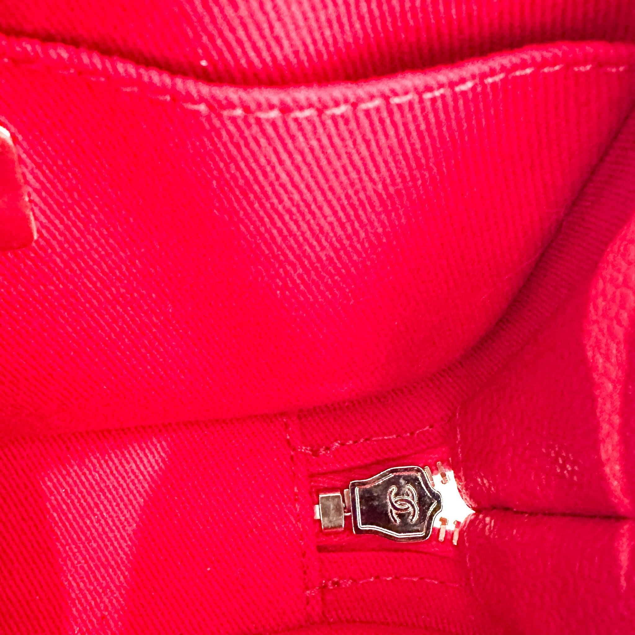 Chanel Chic Affinity Belt Bag in Red Quilted Caviar Leather | Authentic - Reloved Again