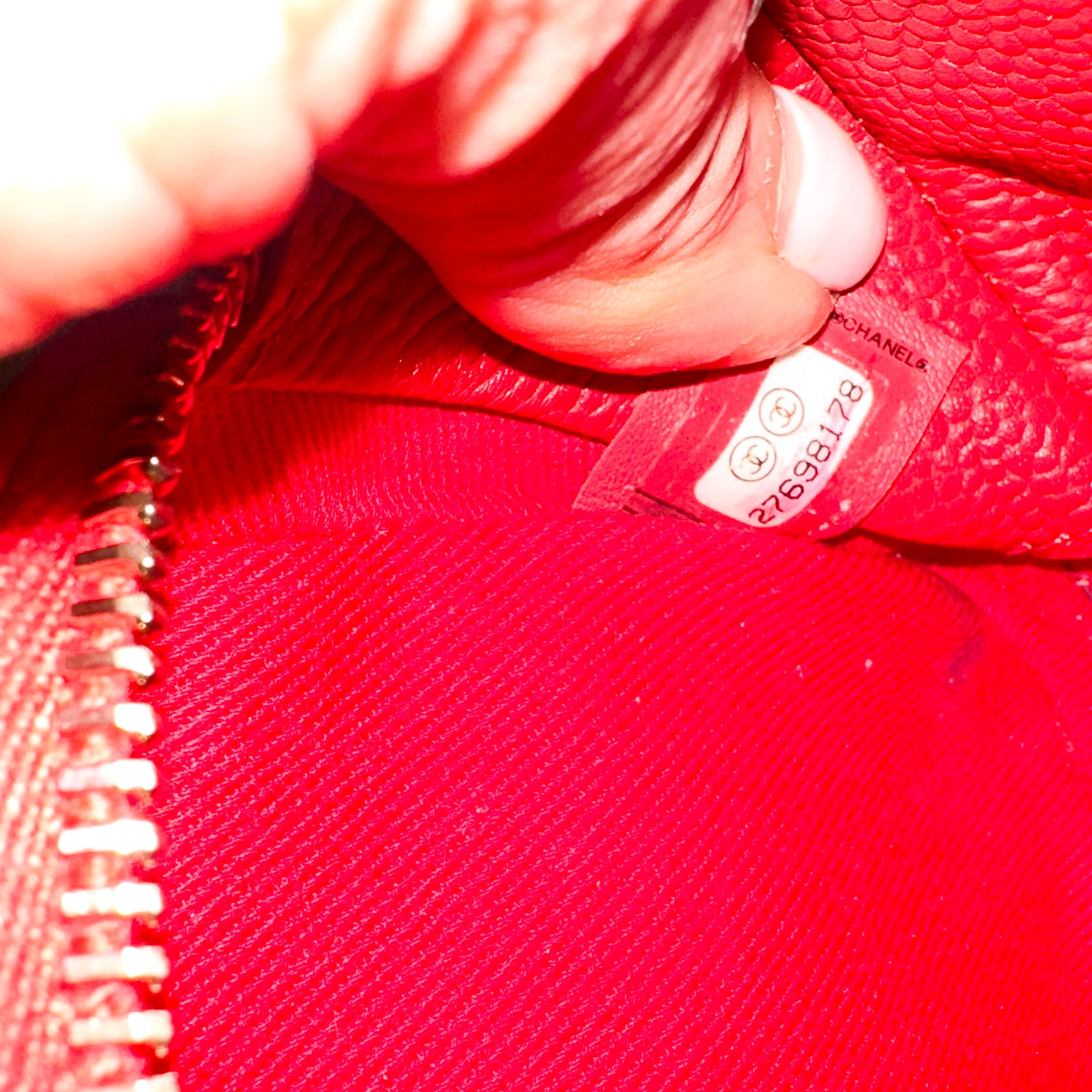 Chanel Chic Affinity Belt Bag in Red Quilted Caviar Leather | Authentic