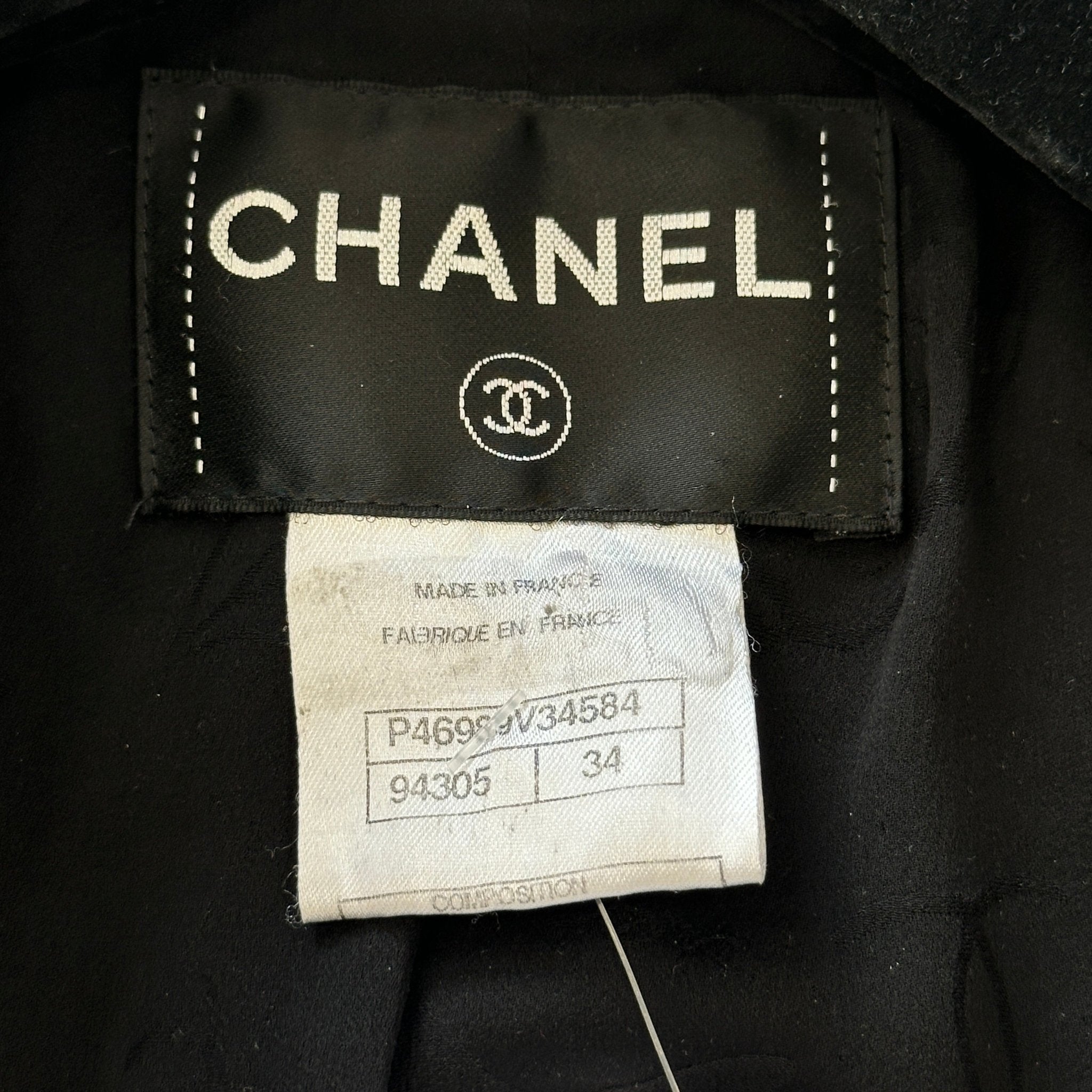 Chanel Black Tweed Blazer RRP £5000 | Authentic Preloved - Reloved Again