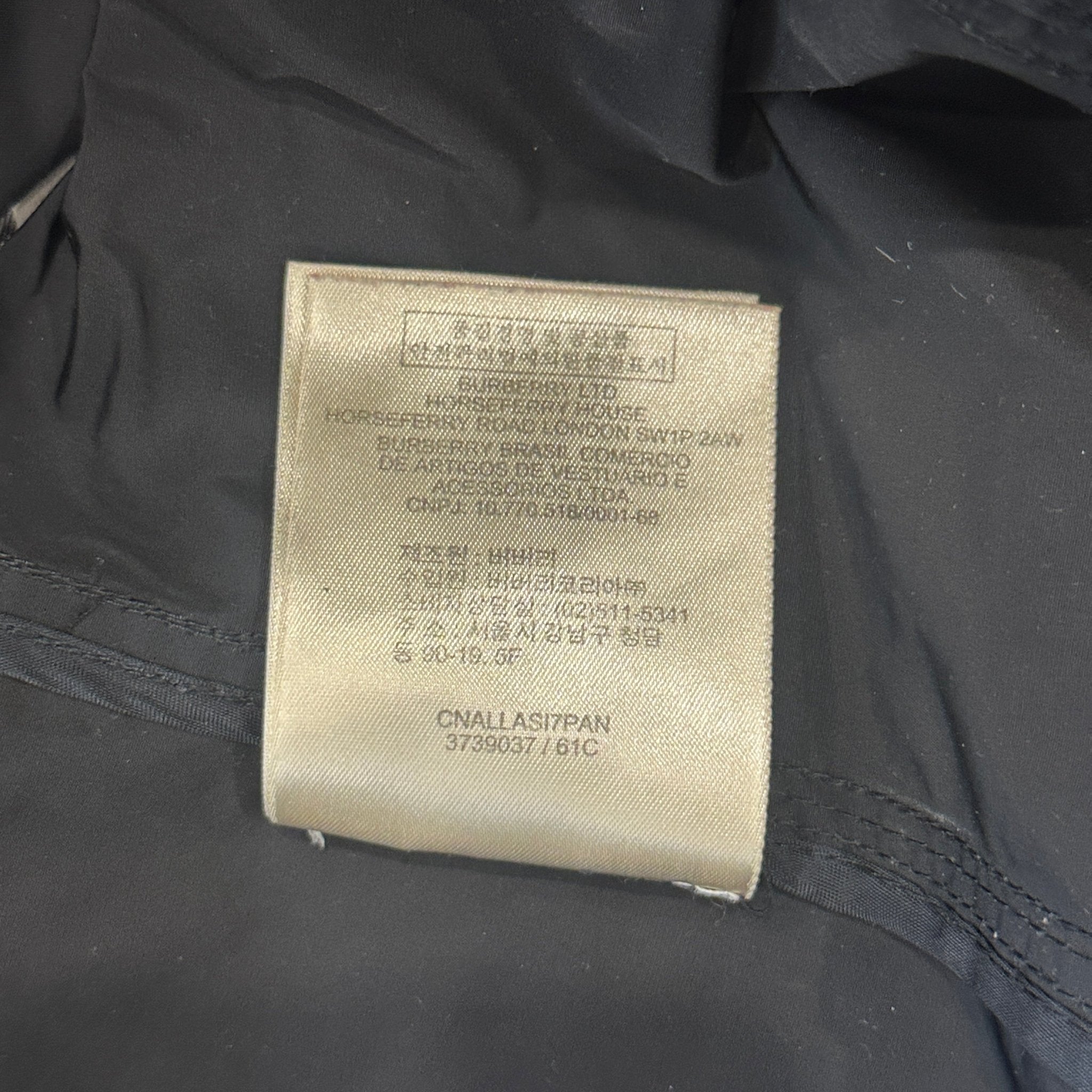 Burberry Brit Black Nova Check Trench Coat RRP £700 | Authentic Preloved - Reloved Again