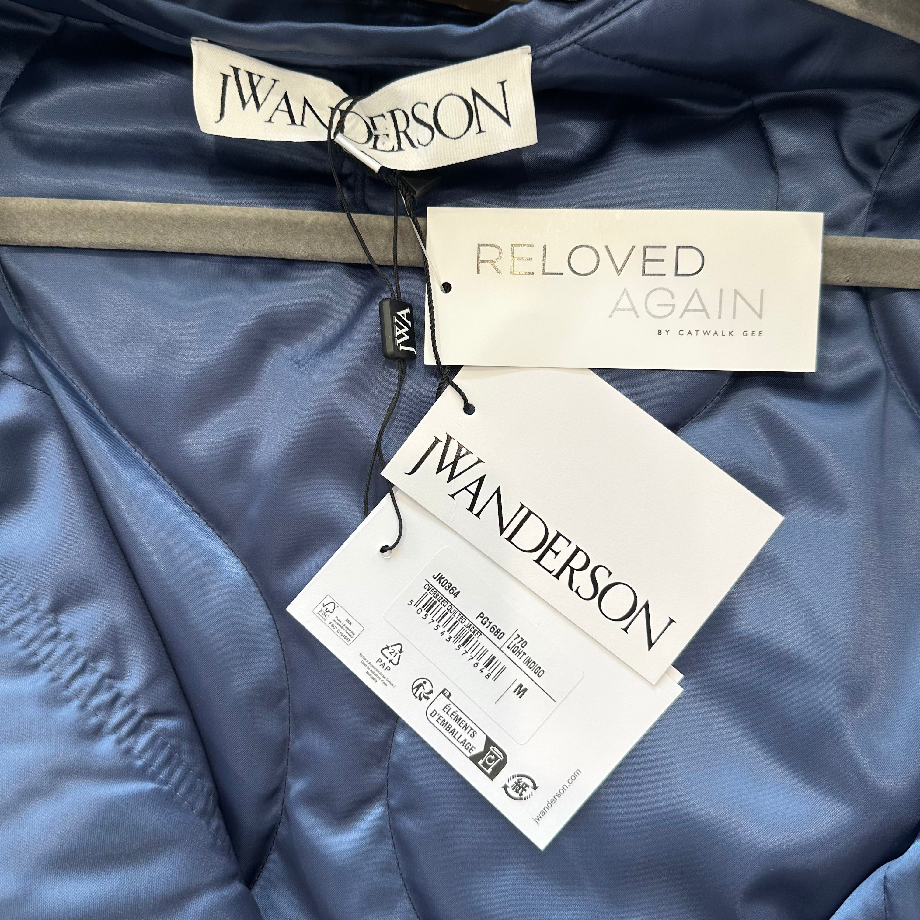 NEW JW Anderson blue Padded Jacket RRP £850 | Authentic Preloved