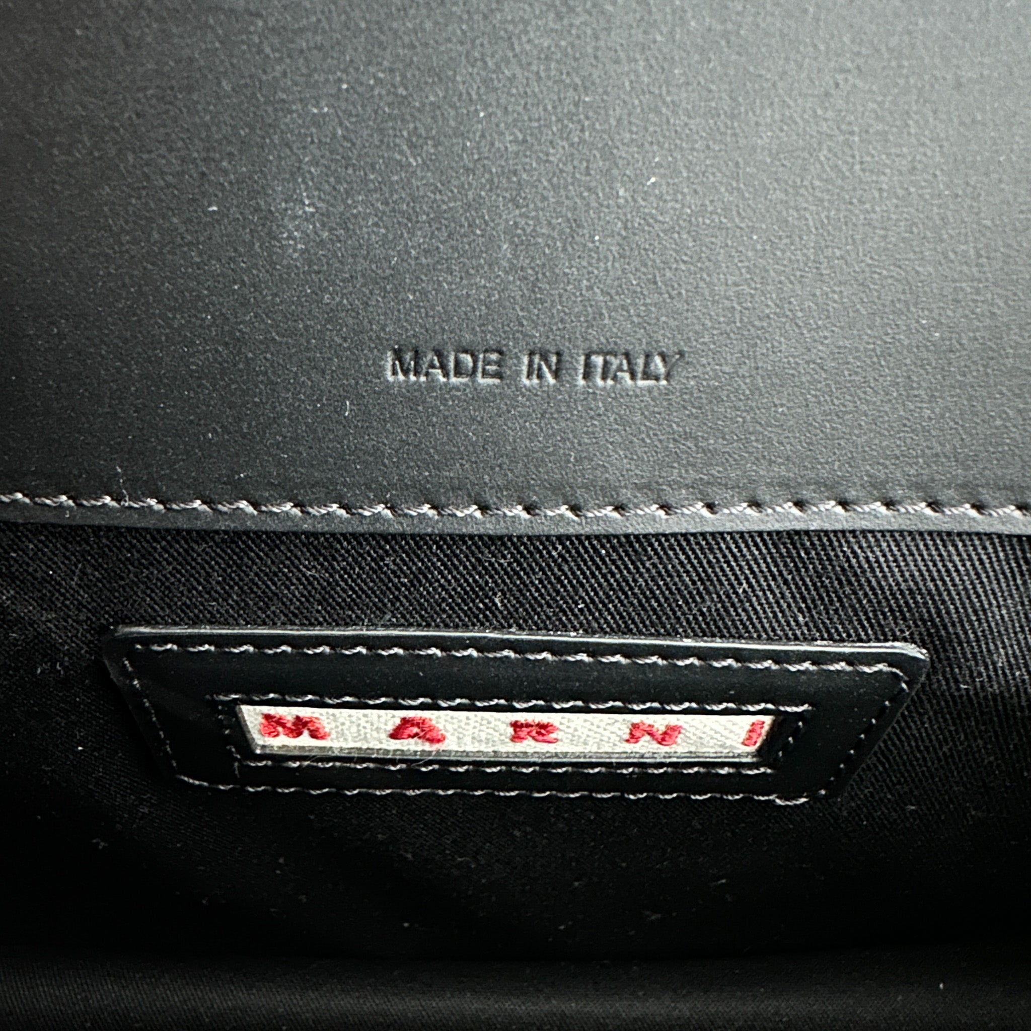 Marni Noos Trunk Shoulder Bag in Black RRP £1075 | Authentic Preloved