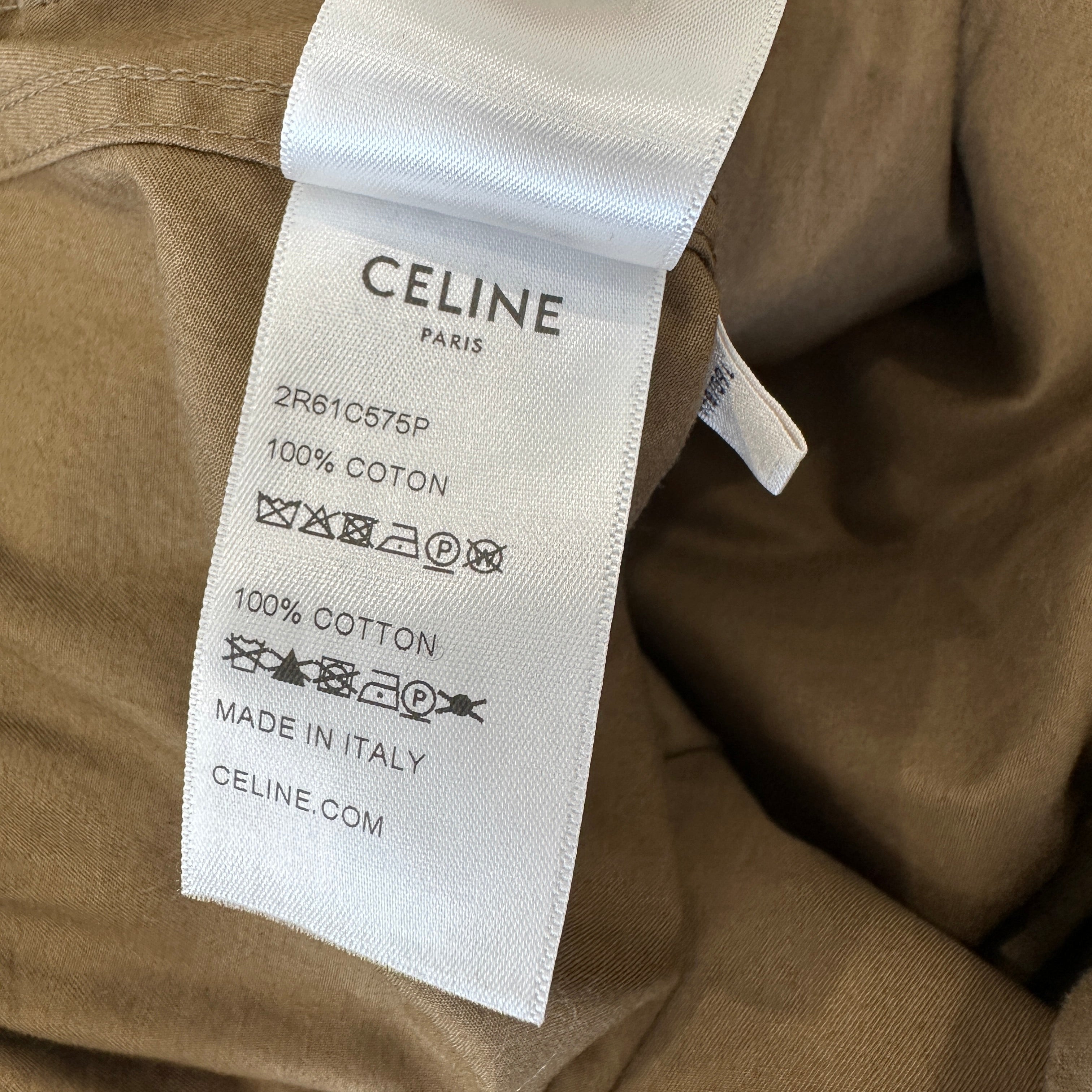 Celine Brown Cotton Dress RRP £1500 | Authentic & Preloved