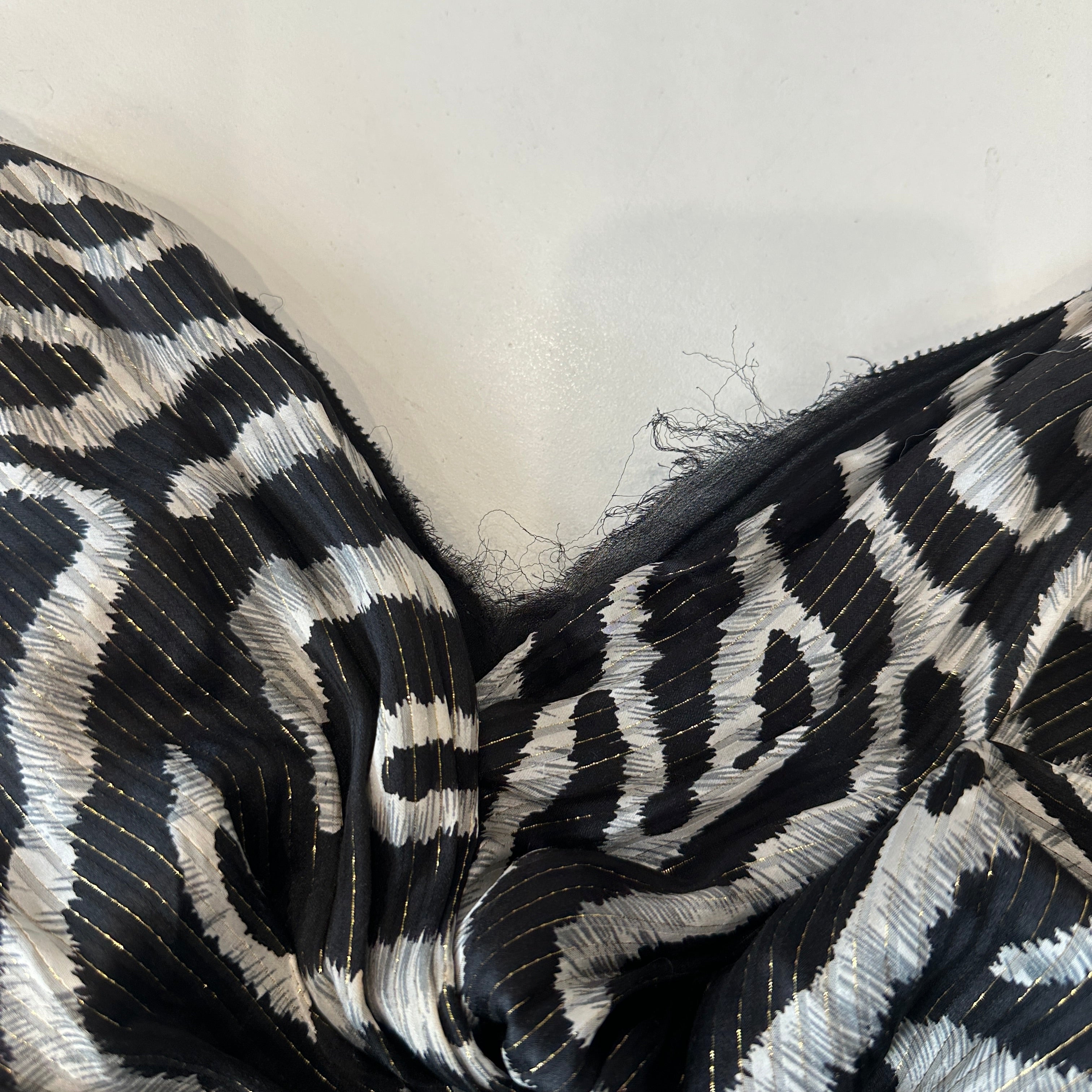 Jenny Packham Evening Gown in Zebra Print RRP £1,650 | Authentic Preloved