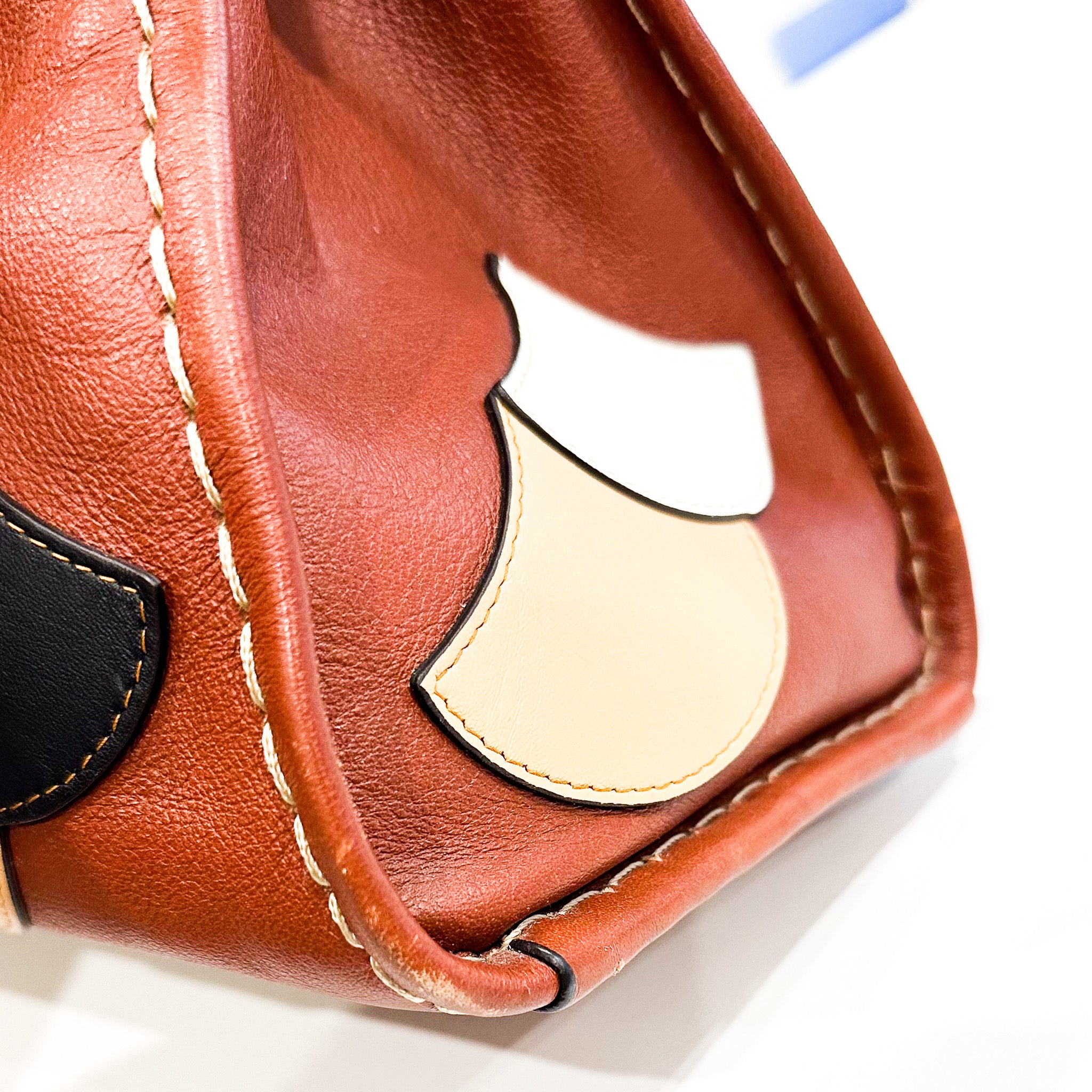 Chloe Edith Medium Patchwork Bag in Brown RRP £1600 | Authentic Preloved