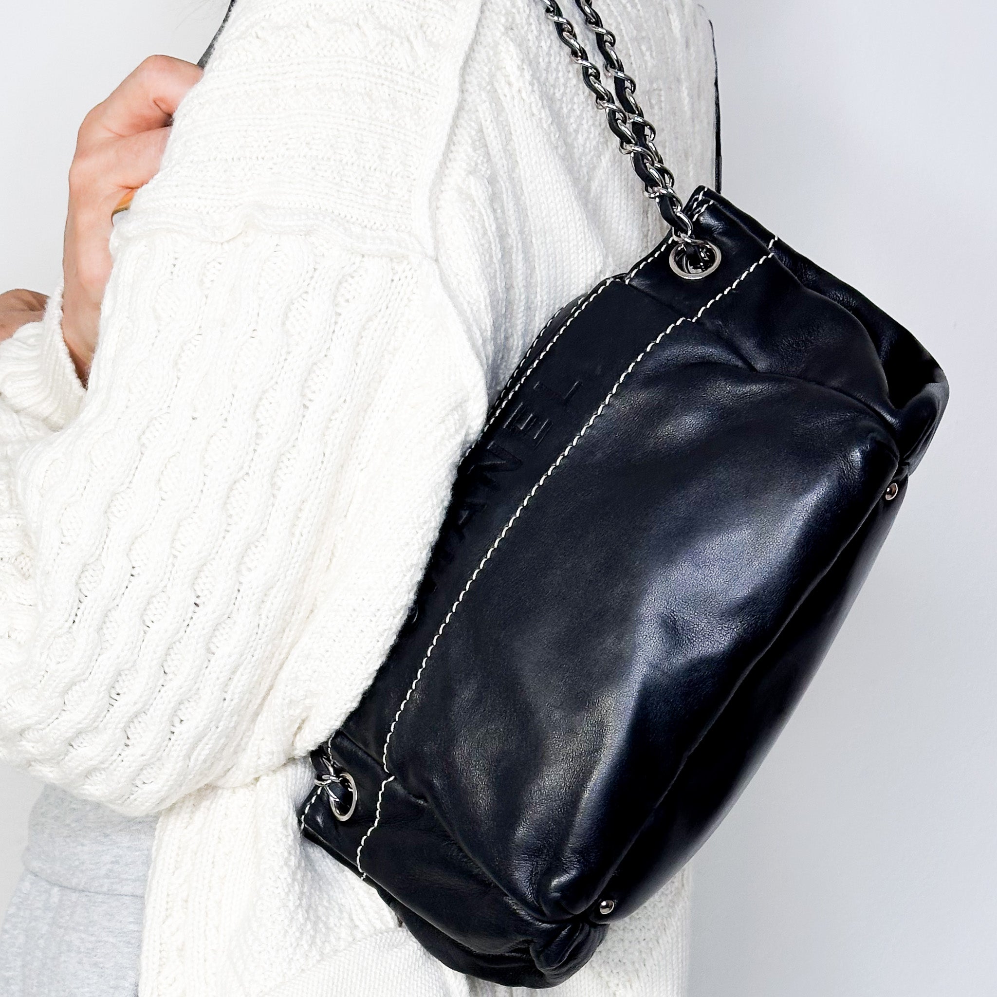 Chanel Wild Stitch Bag in Black RRP £1000 | Authentic Preloved