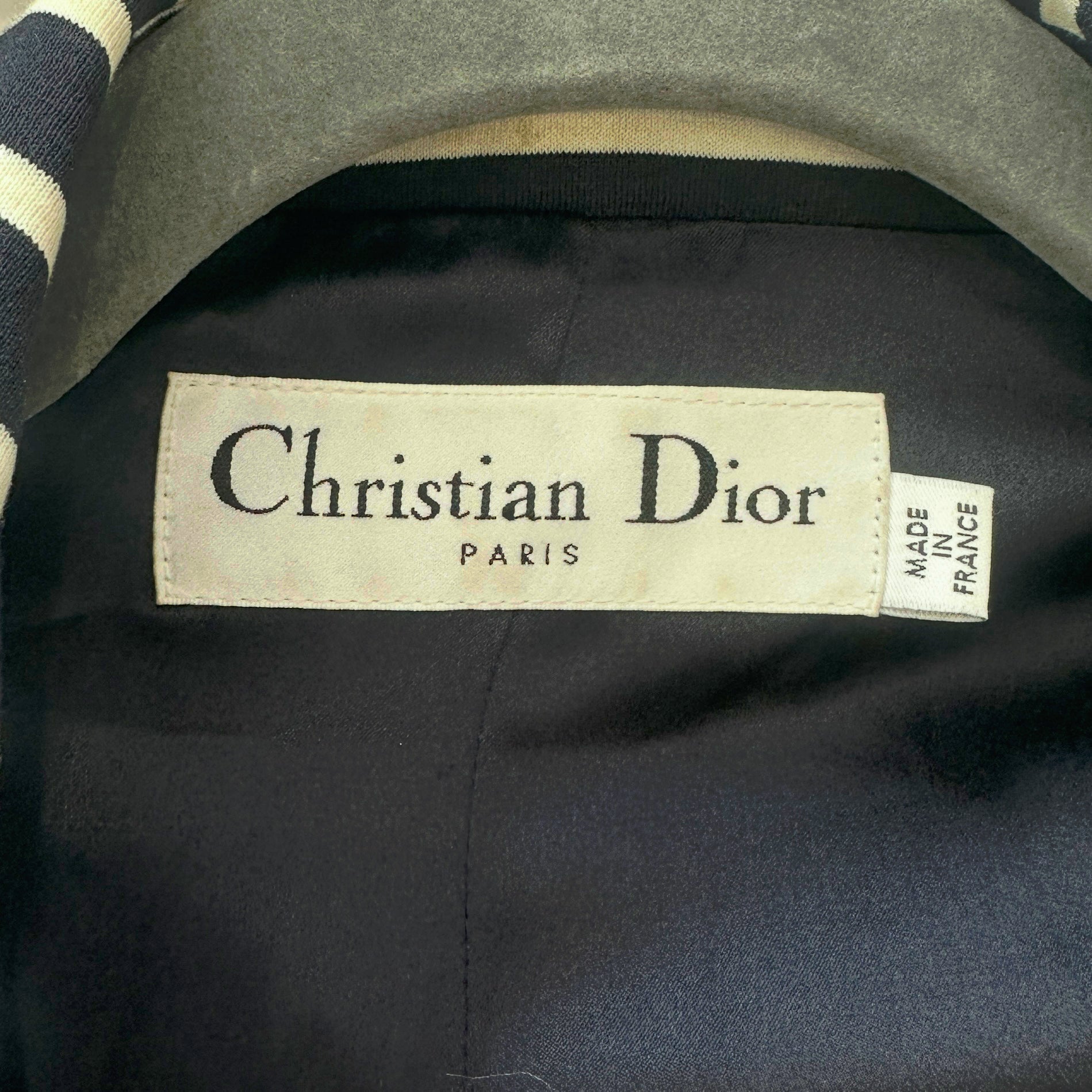 Christian Dior Breton Striped Jacket RRP £1000 | Authentic Preloved - Reloved Again