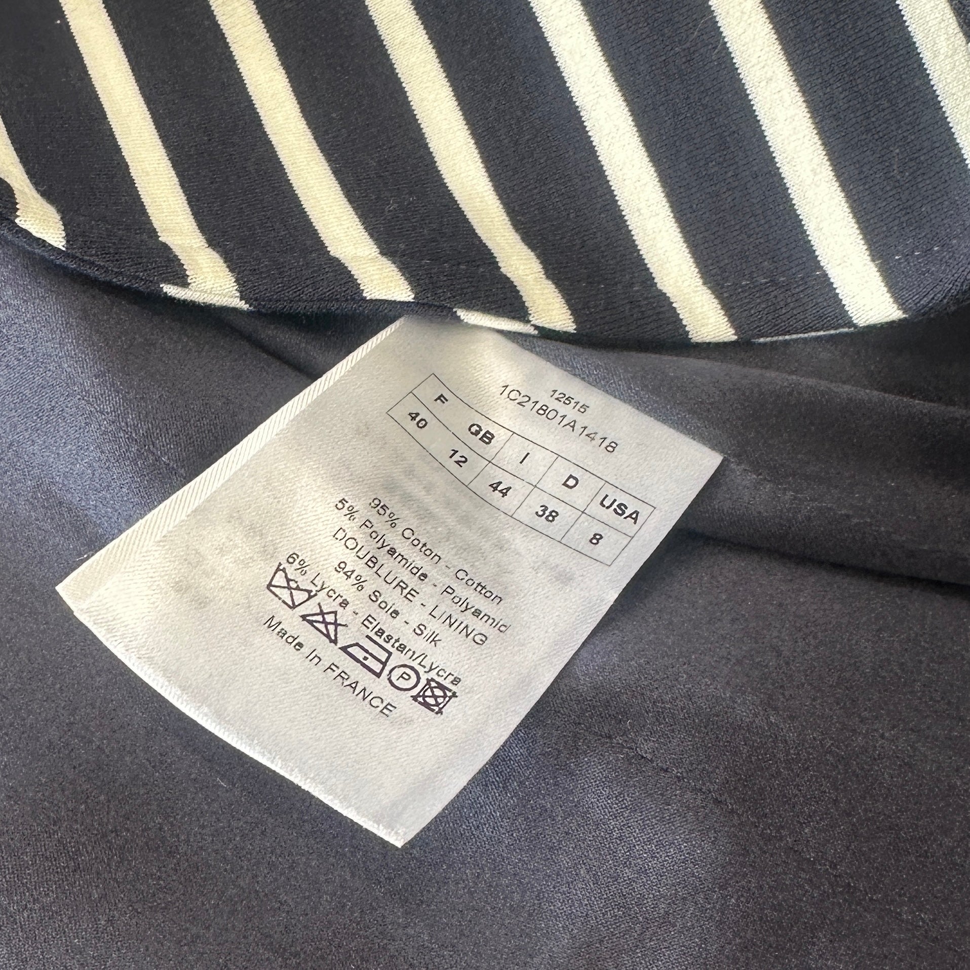 Christian Dior Breton Striped Jacket RRP £1000 | Authentic Preloved - Reloved Again