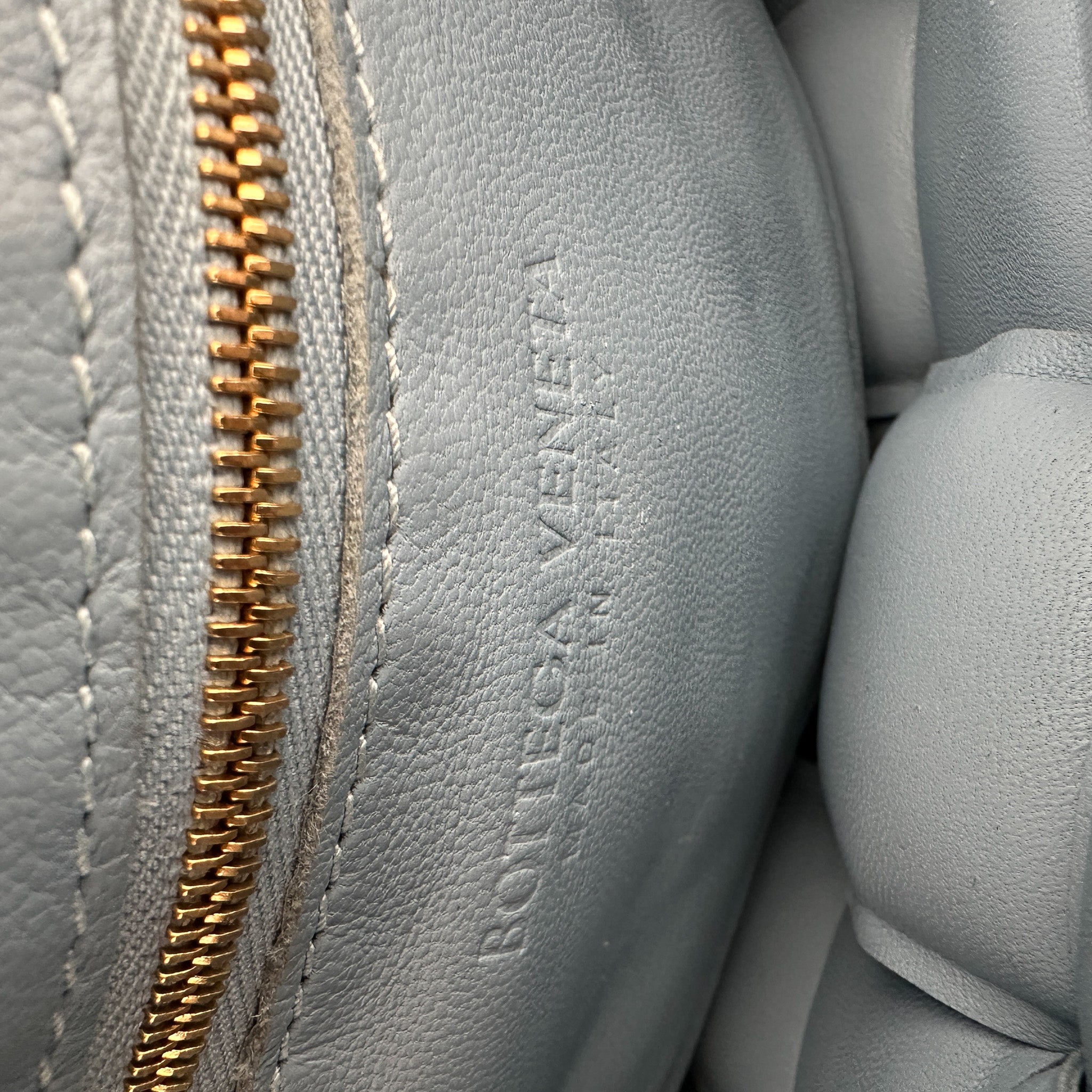 Bottega Veneta Padded Cassette Bag in Light Blue RRP £3230 | Authentic Preloved