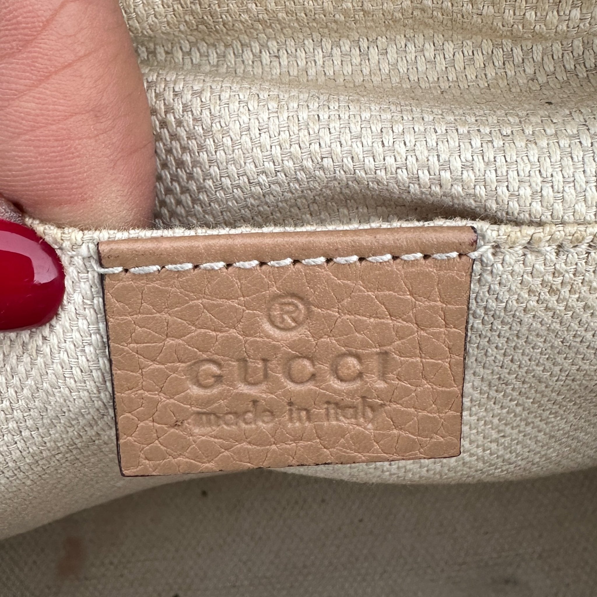 Gucci GG Beige Disco Bag RRP £1200 | Authentic Preloved