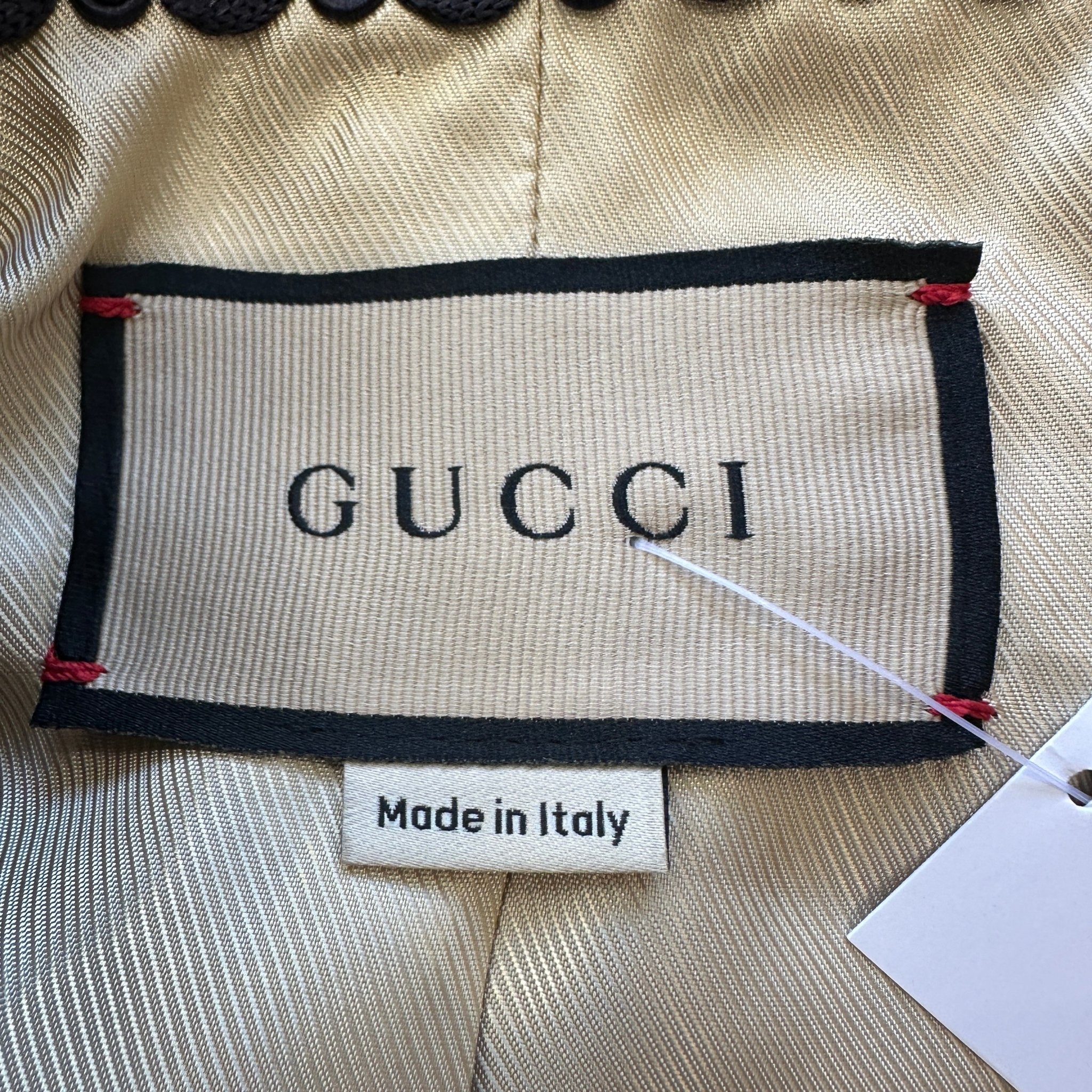 Gucci Beige GG Monogram Boucle Blazer RRP £2000 | Authentic Preloved