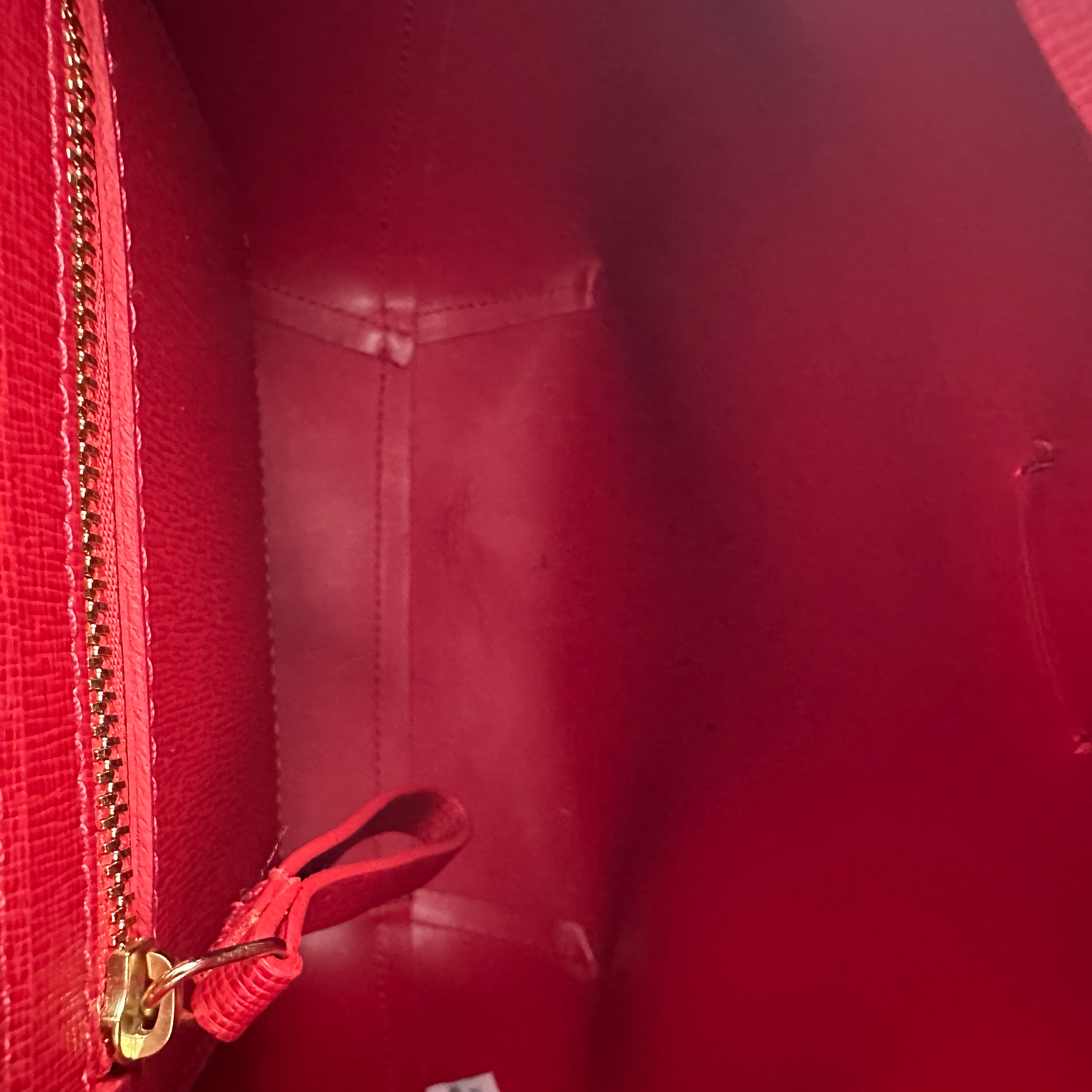 Mansur Gavriel Red Leather Backpack RRP £525 | Authentic Preloved