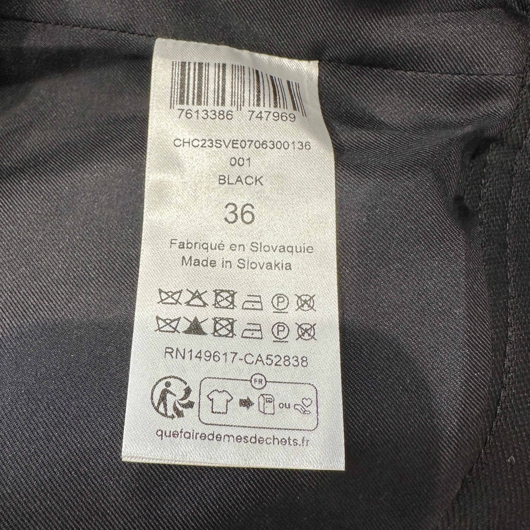 Chloe Black Jacket RRP £2515 | Authentic Preloved - Reloved Again