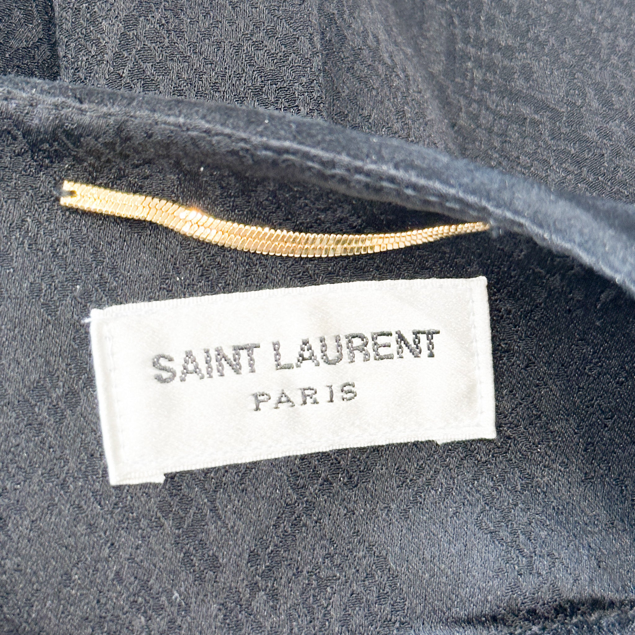NEW Saint Laurent black Silk Blouse RRP £1000 | Authentic Preloved