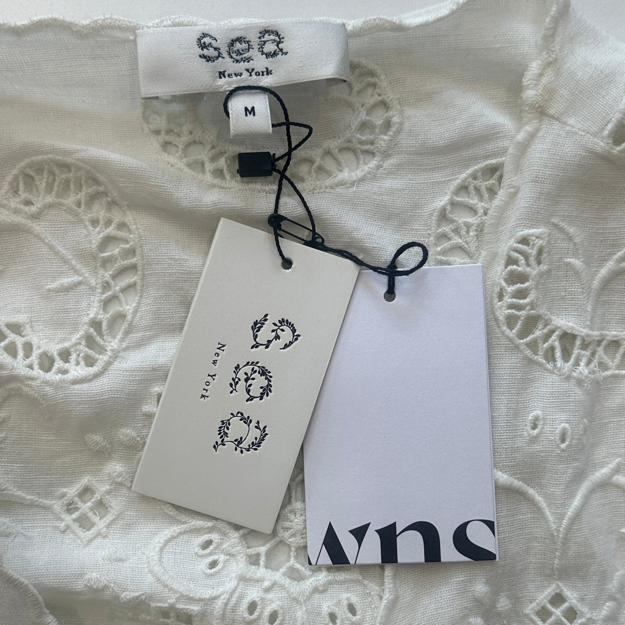 NEW New Sea New York Kiara Tie Front Top (RRP £525) | Authentic Preloved - Reloved Again