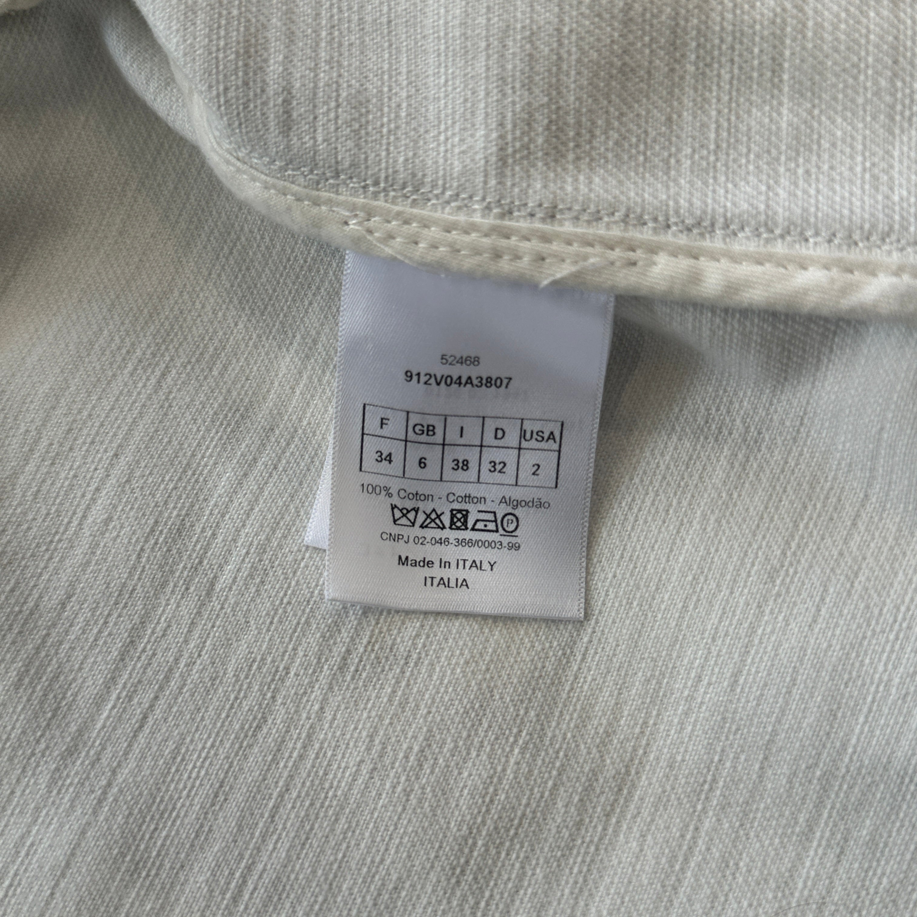 Christian Dior Toile de Jouy Denim Jacket RRP £2,050 | Authentic Preloved