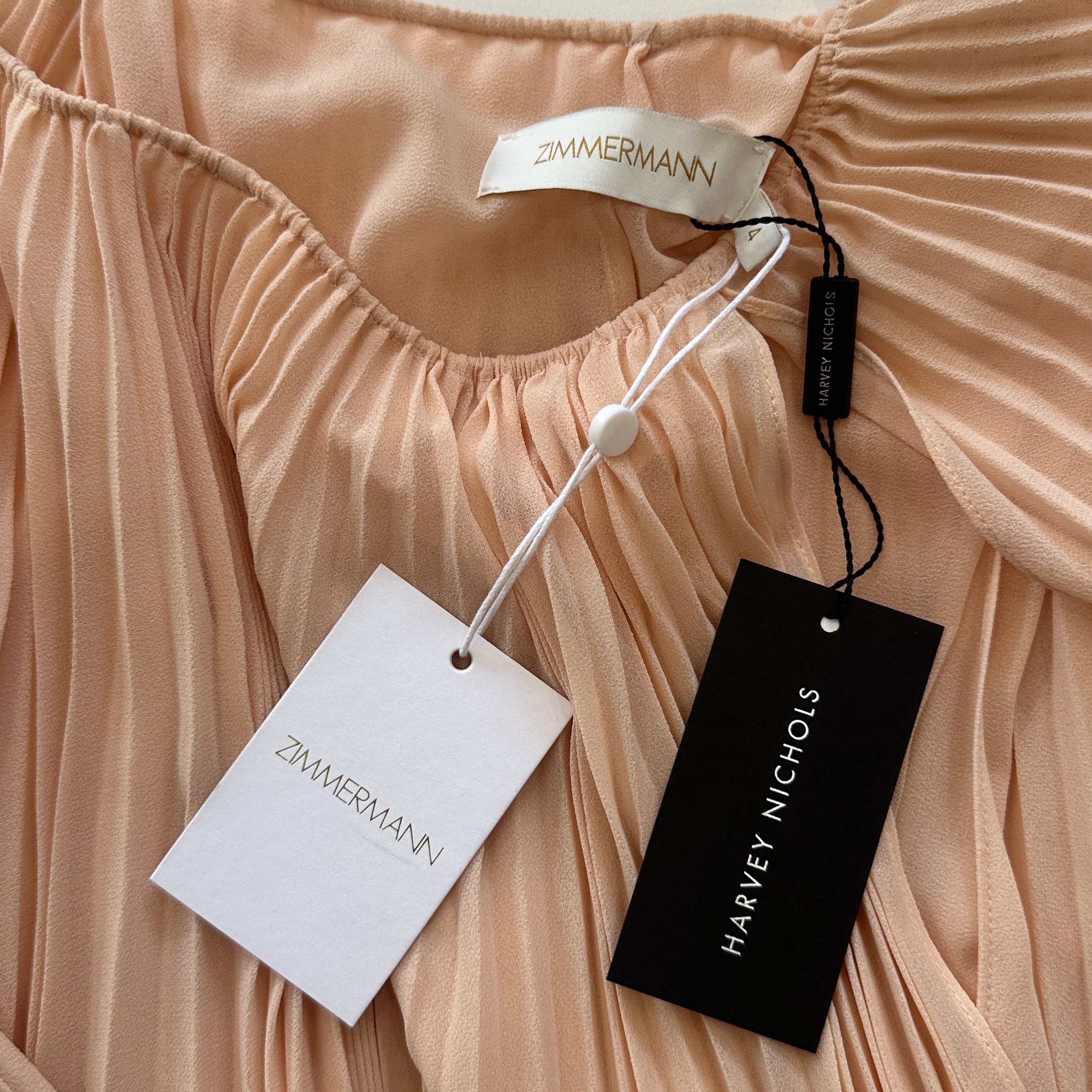 NEW Zimmermann Illuminate Pleated Maxi Dress (RRP £1000) | Authentic Preloved