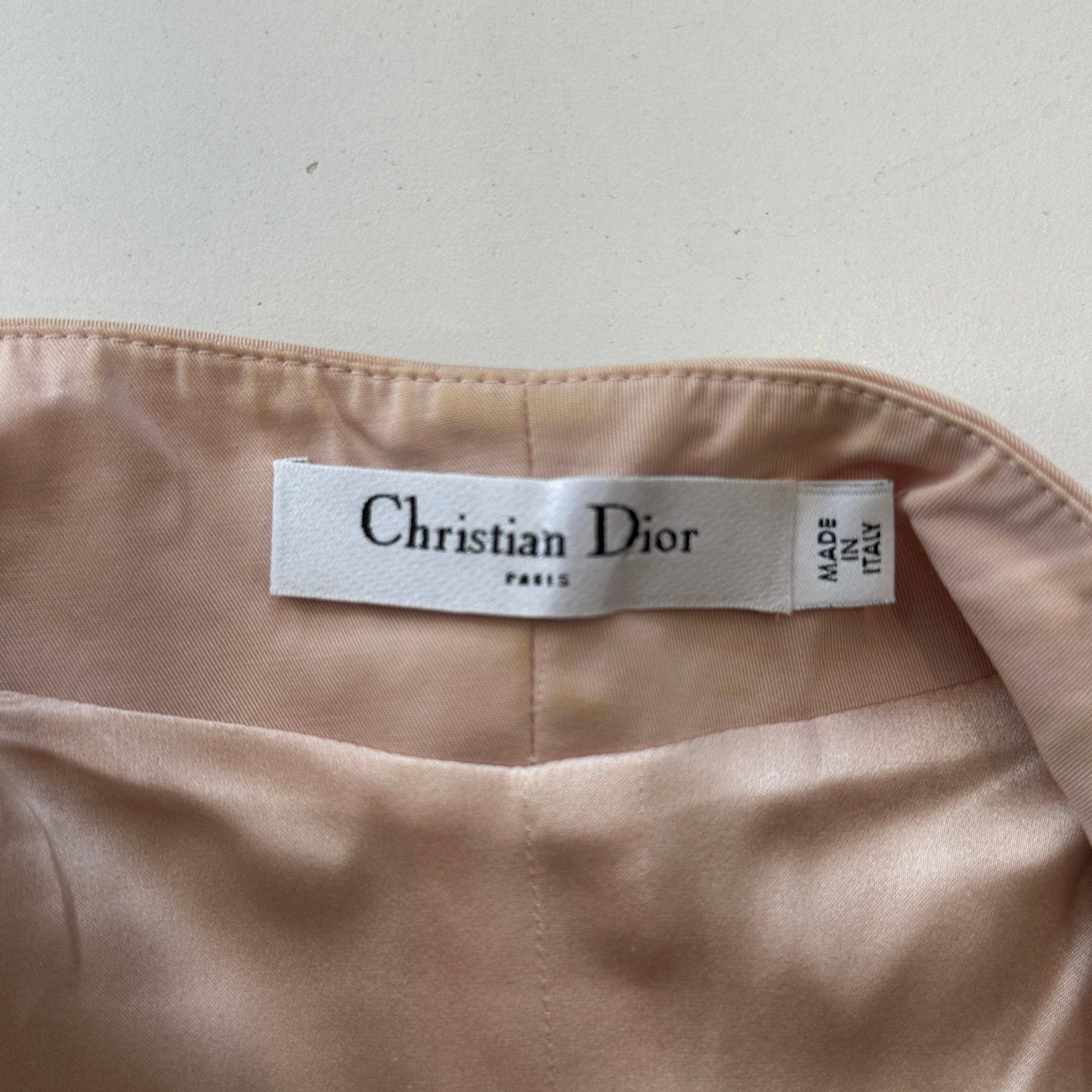 Christian Dior Pale Pink Tailored Shirt Dress (RRP £1,150) | Authentic Preloved