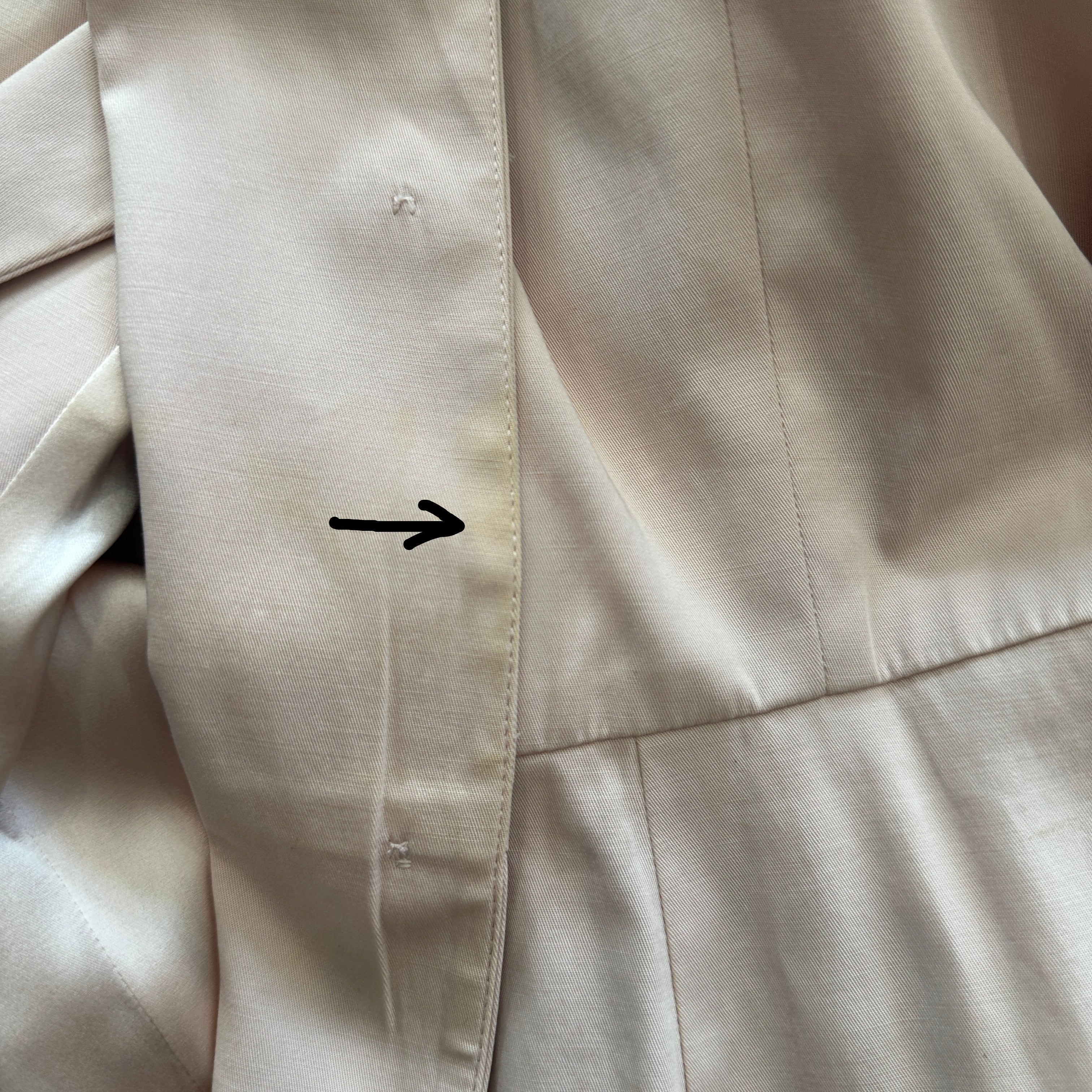 Christian Dior Pale Pink Tailored Shirt Dress (RRP £1,150) | Authentic Preloved