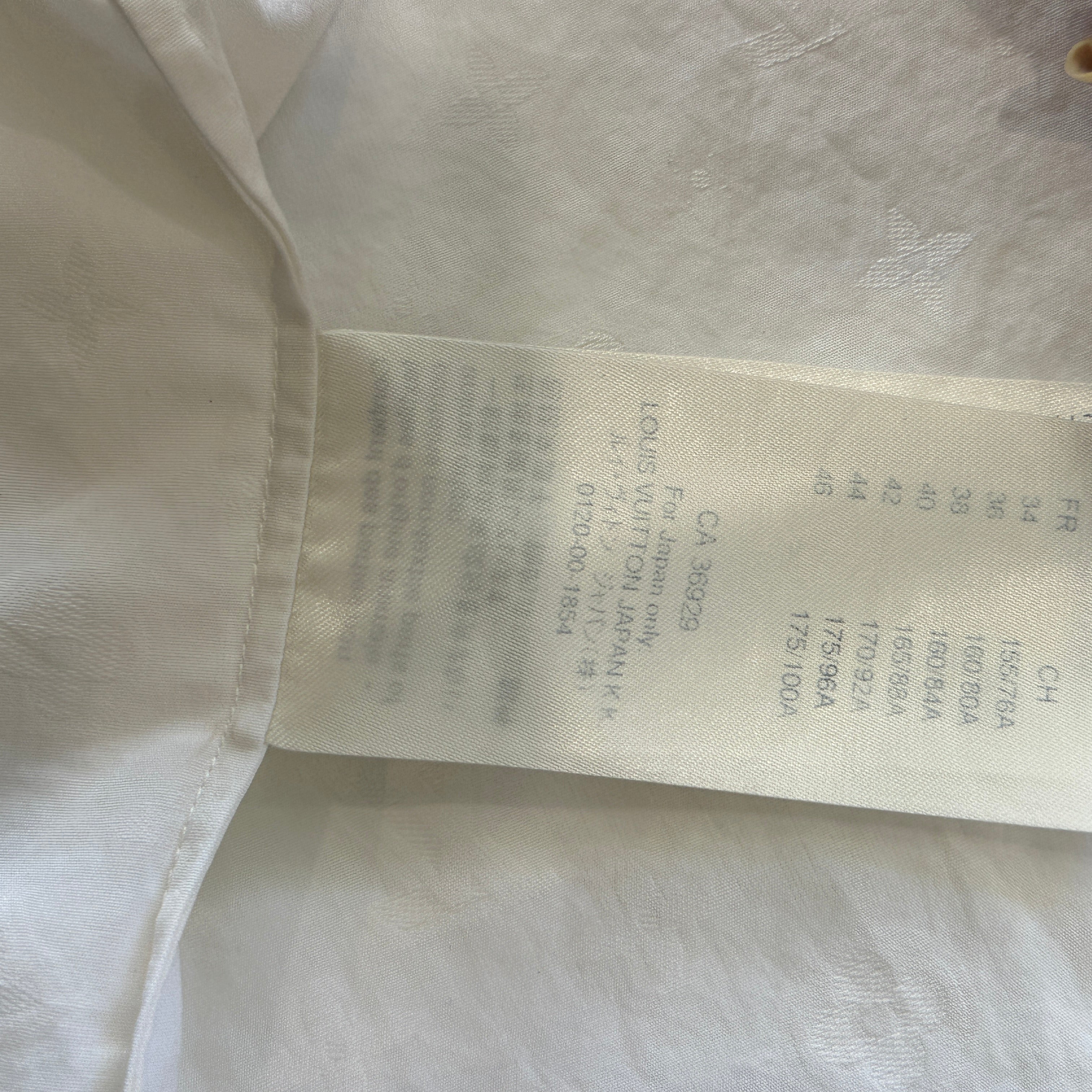 Louis Vuitton Textured Monogram Shirt (RRP £1,710) | Authentic Preloved